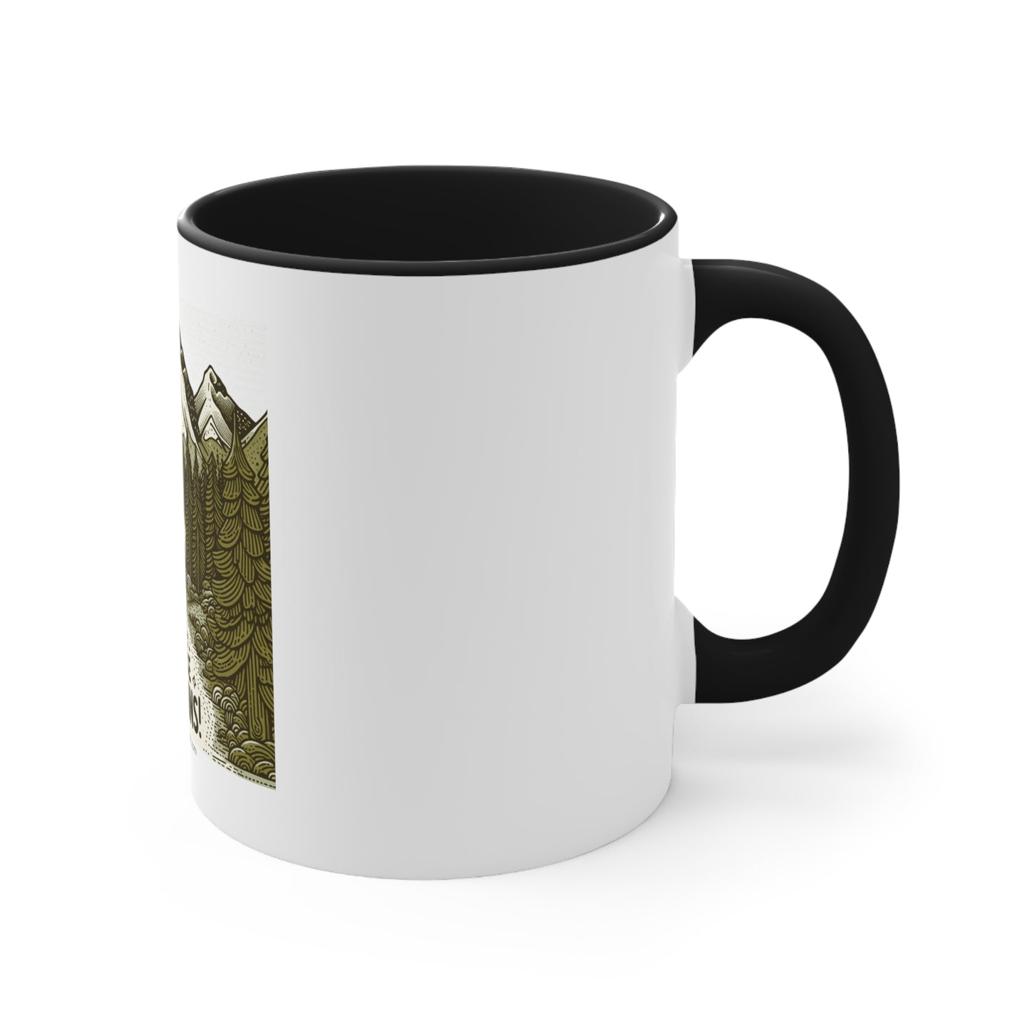 Me Like Mountains! - Accent Coffee Mug, 11oz - (#3)