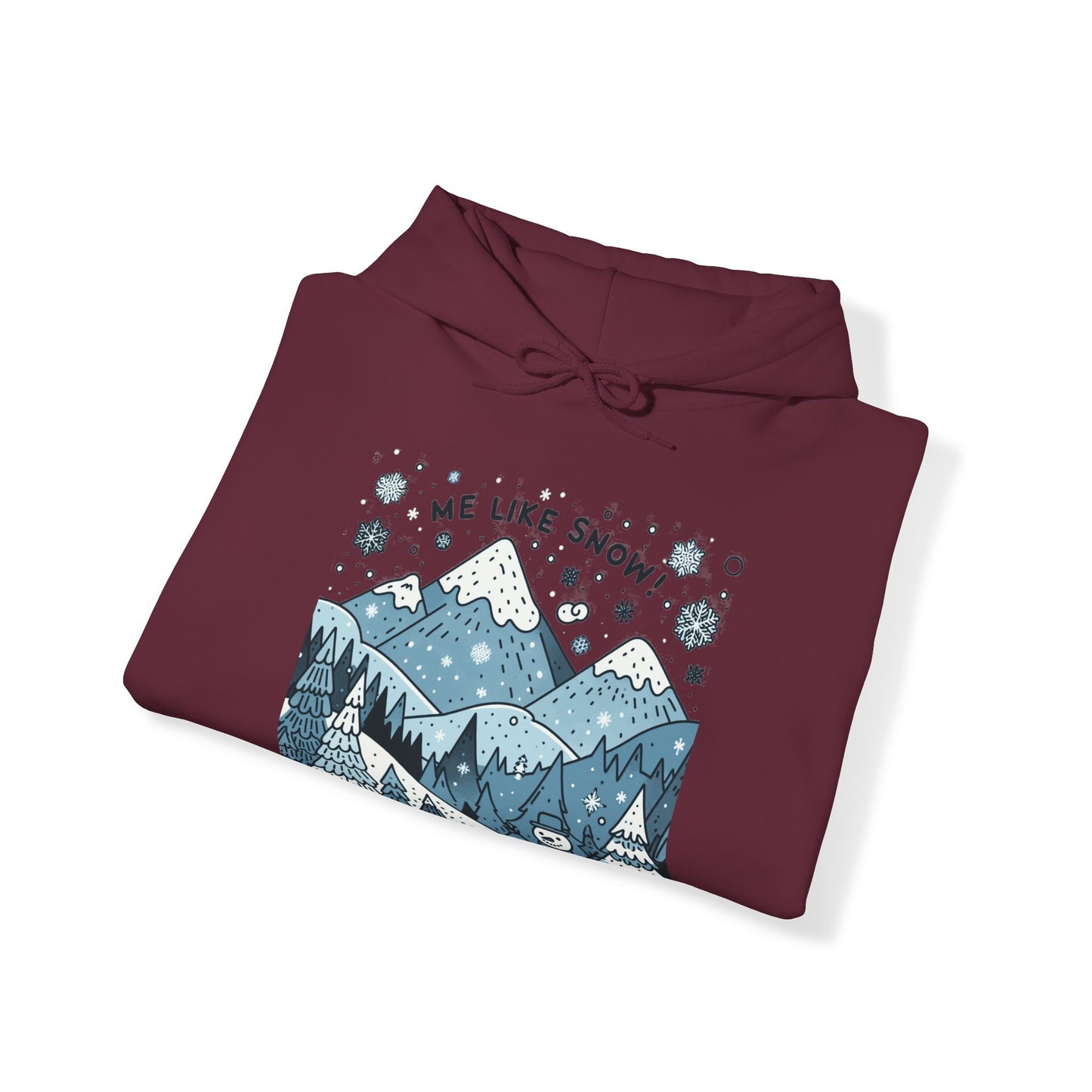 Me Like Snow! - Unisex Heavy Blend™ Hooded Sweatshirt - (Snowman #2)