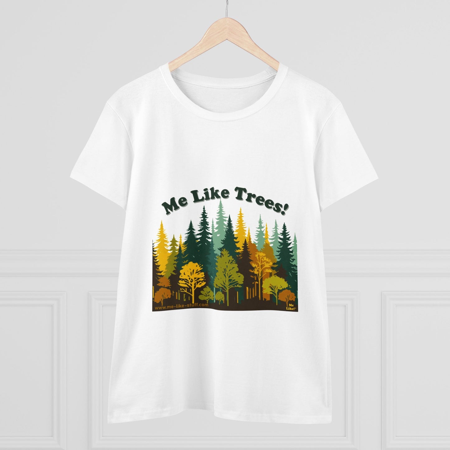 Women's Heavy Cotton Tee - Me Like Trees! (#2)