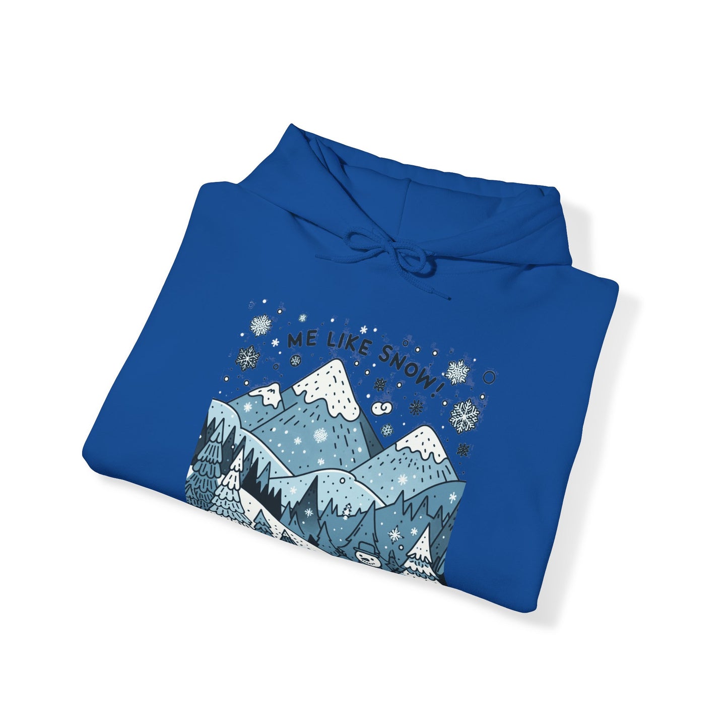 Me Like Snow! - Unisex Heavy Blend™ Hooded Sweatshirt - (Snowman #2)