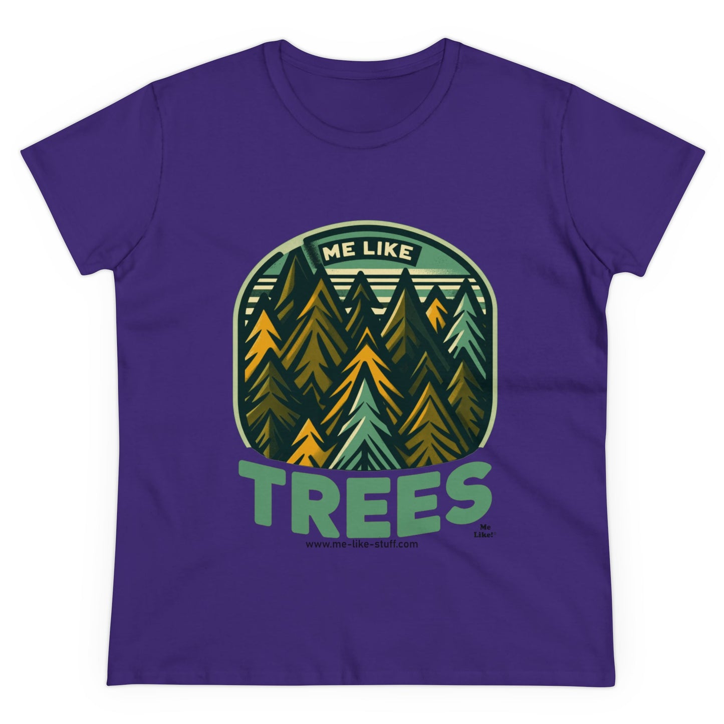 Women's Heavy Cotton Tee - Me Like Trees! (#4)