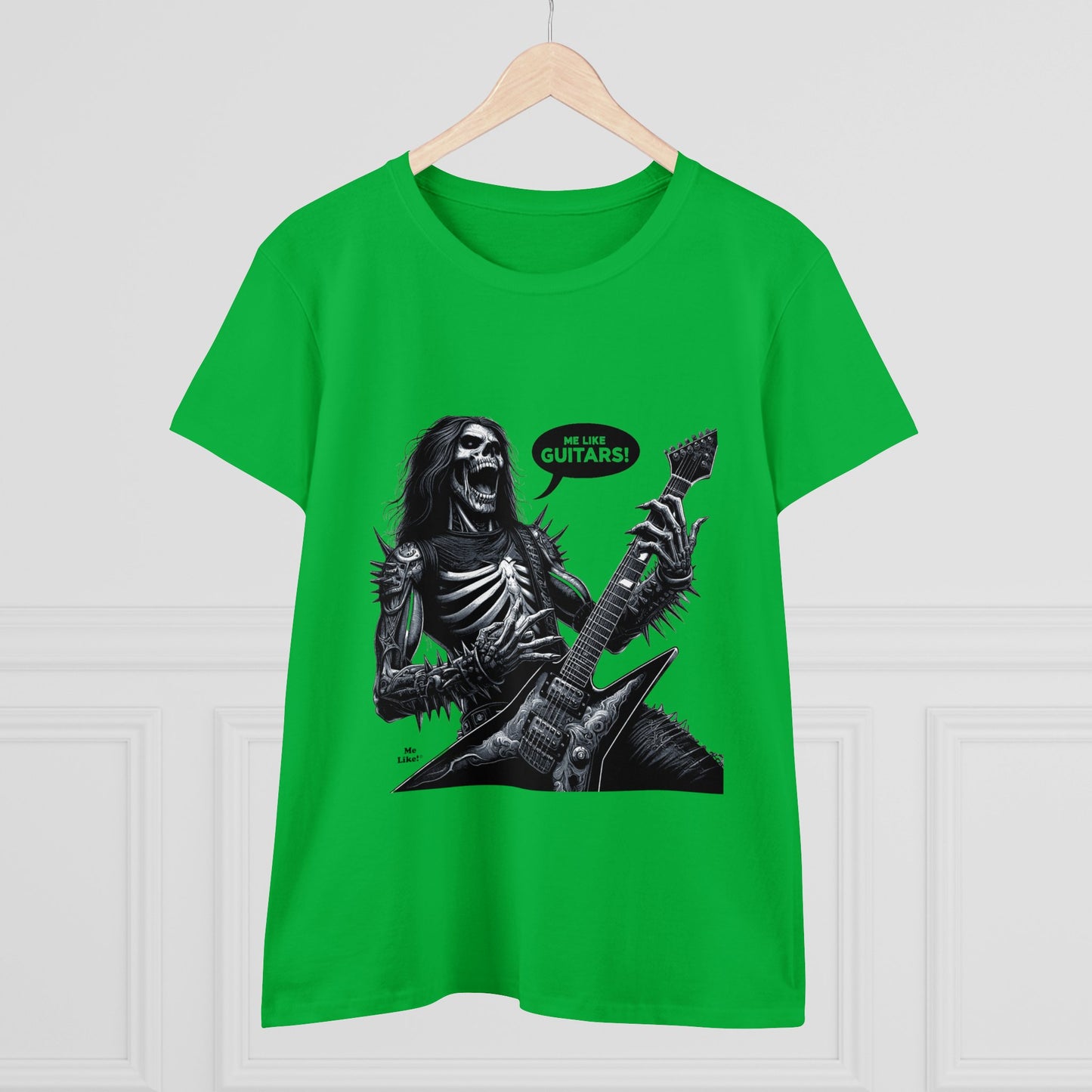 Me Like Guitars! - Women's Cotton Tee - Heavy Metal #4