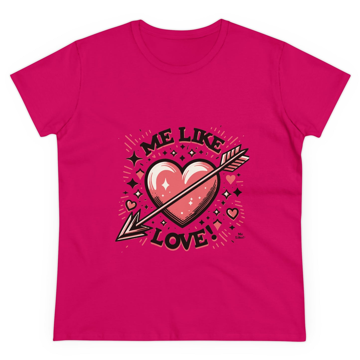 Me Like Love! - Women's Heavy Cotton Tee - (Love #2)