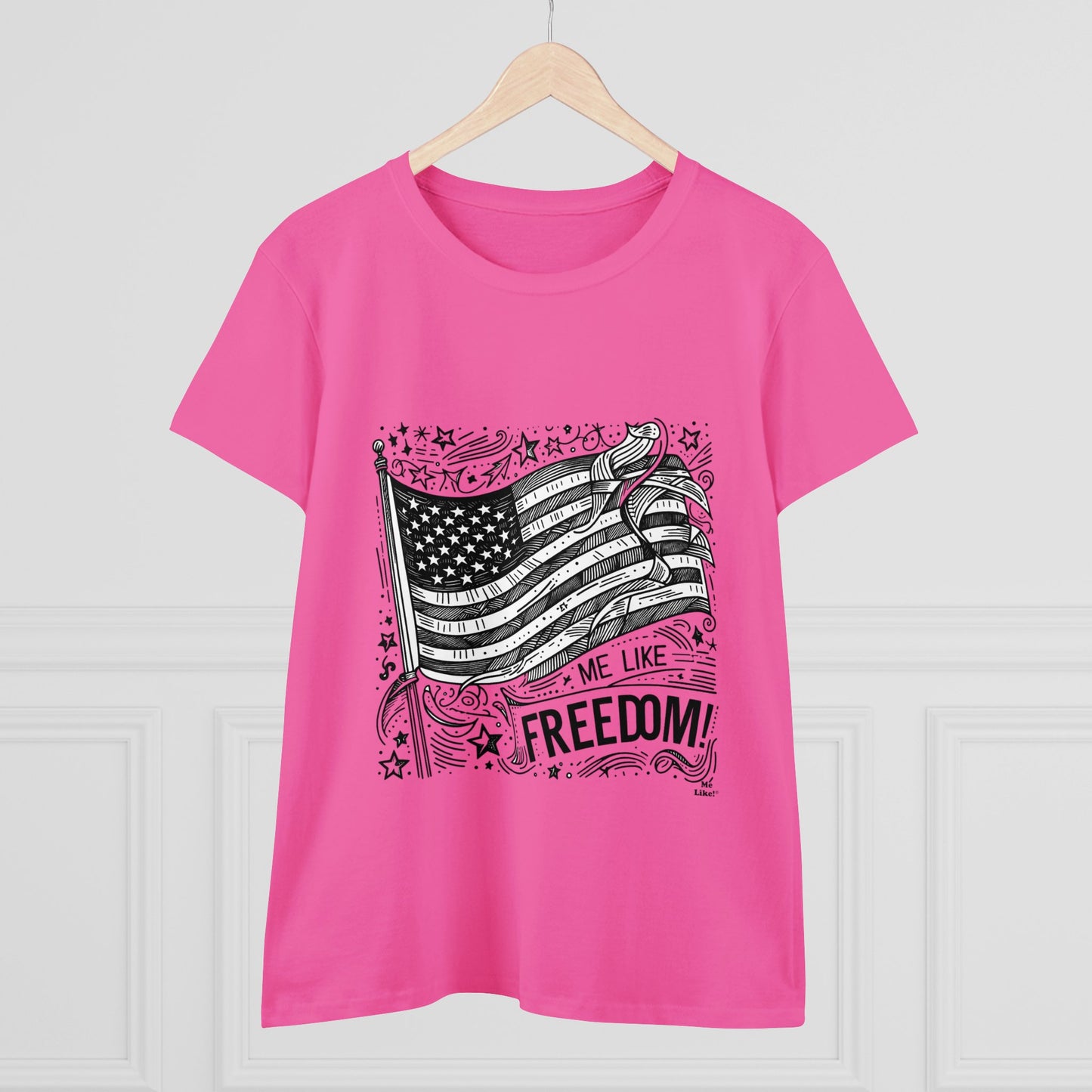 Me Like Freedom! - Women's Heavy Cotton Tee - (Freedom #1)