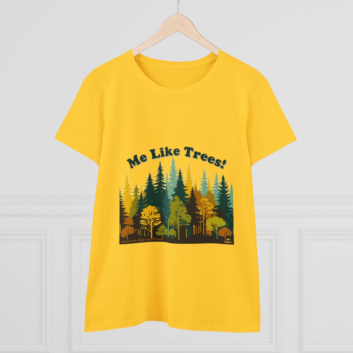 Women's Heavy Cotton Tee - Me Like Trees! (#2)