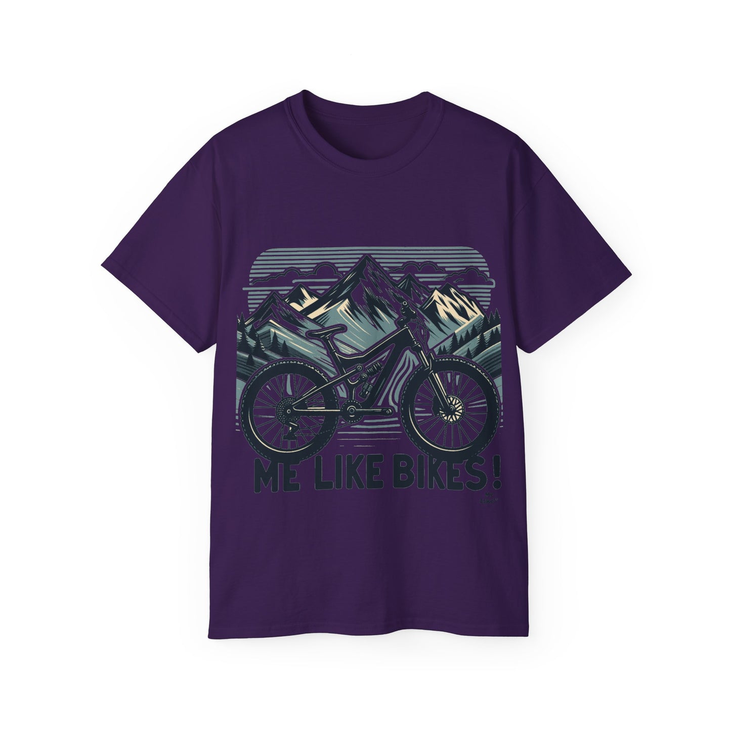 Me Like Bikes! - Unisex Ultra Cotton Tee - (Mountain Bike #5)