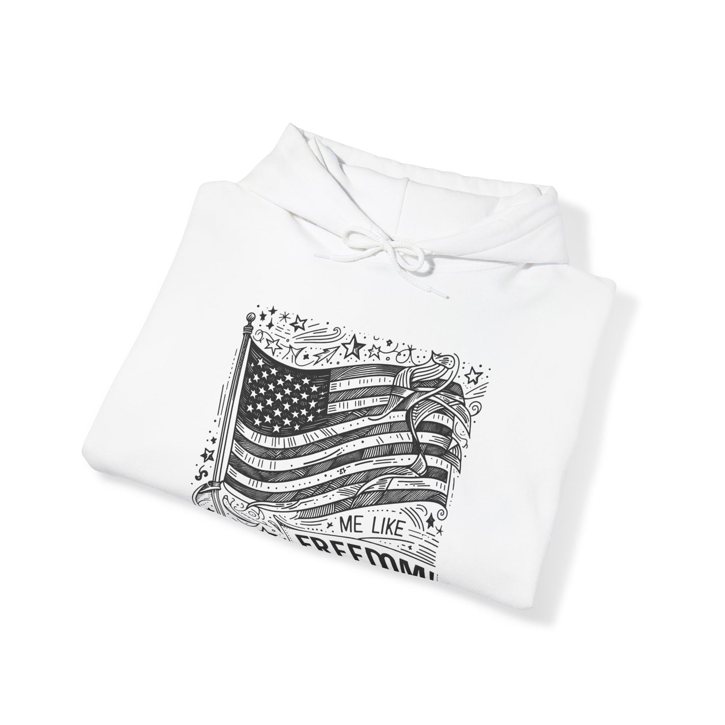 Me Like Freedom! - Unisex Heavy Blend™ Hooded Sweatshirt - (Freedom #1)