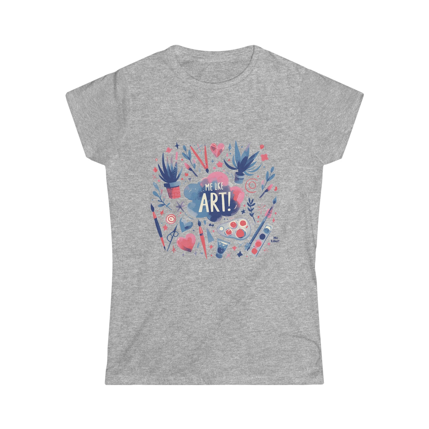 Me Like Art! - Women's Softstyle Tee - (Art #3)