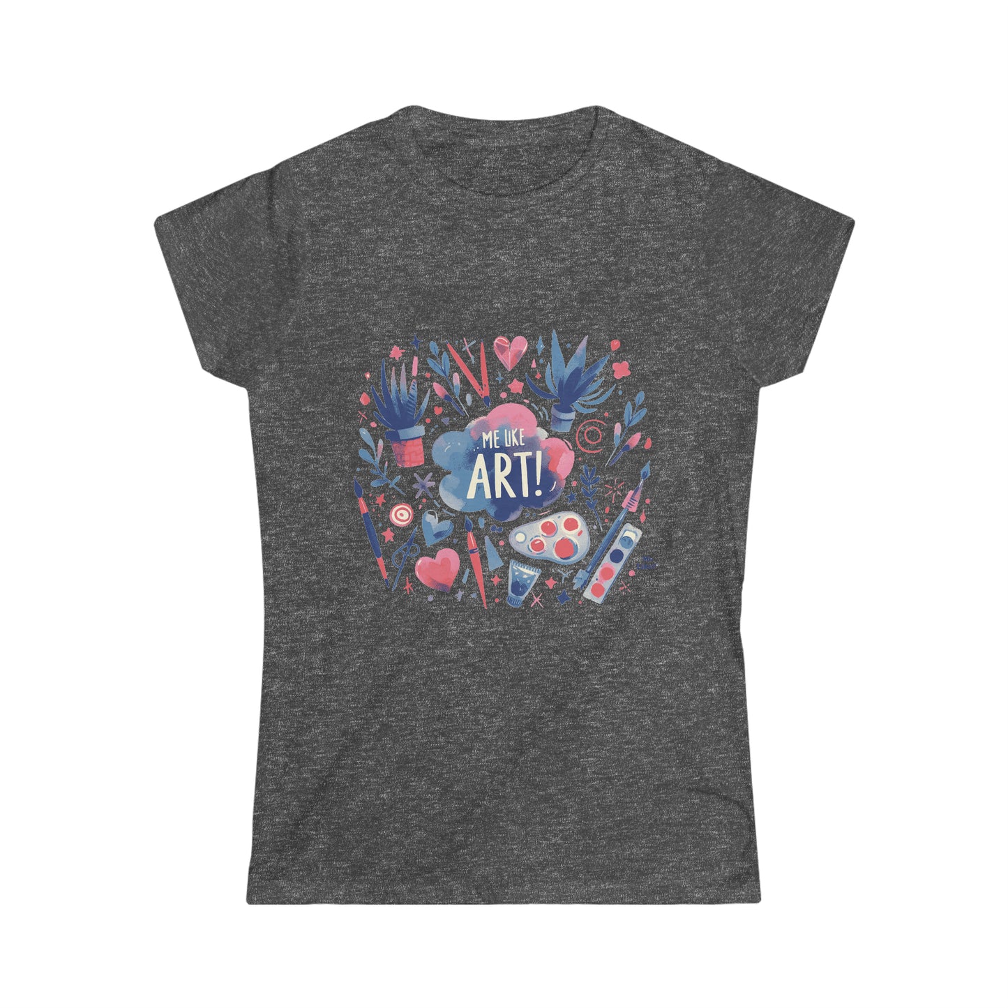 Me Like Art! - Women's Softstyle Tee - (Art #3)