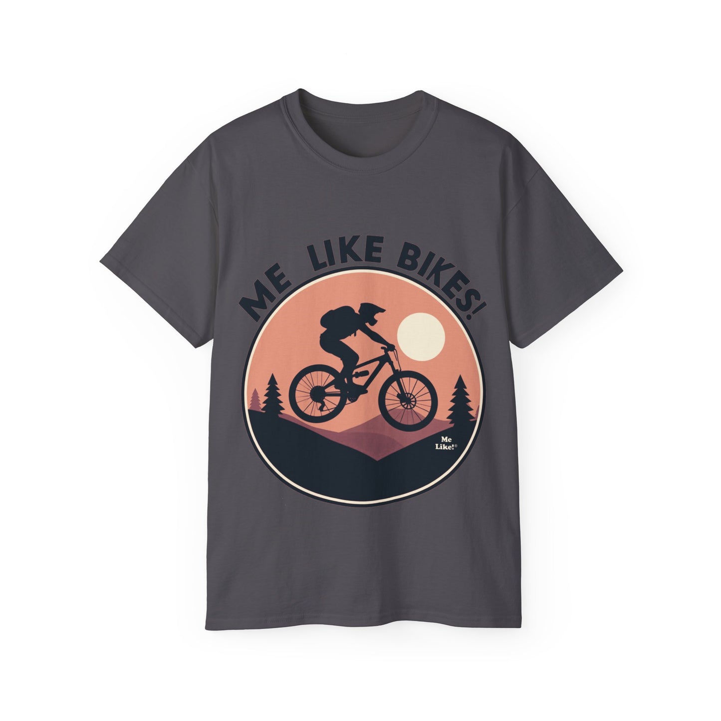 Me Like Bikes! - Unisex Ultra Cotton Tee - (Mountain Bike #3)