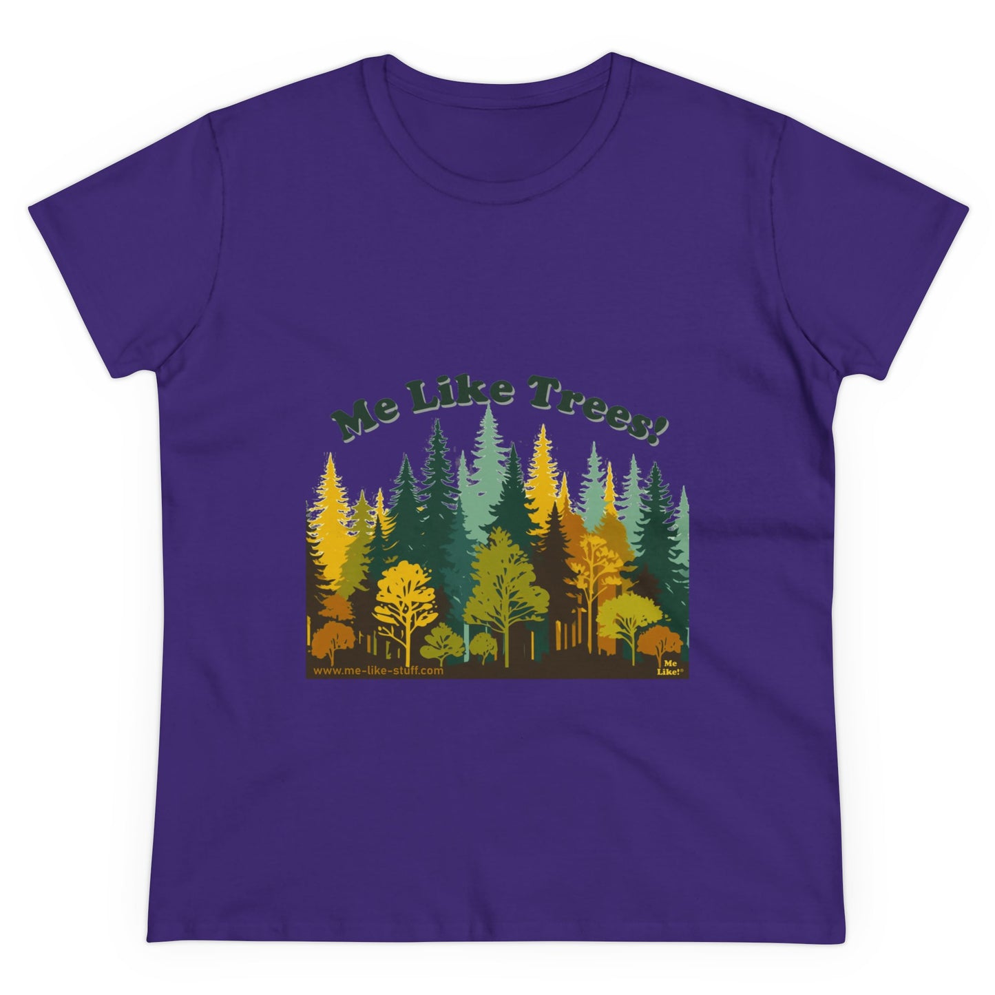 Women's Heavy Cotton Tee - Me Like Trees! (#2)