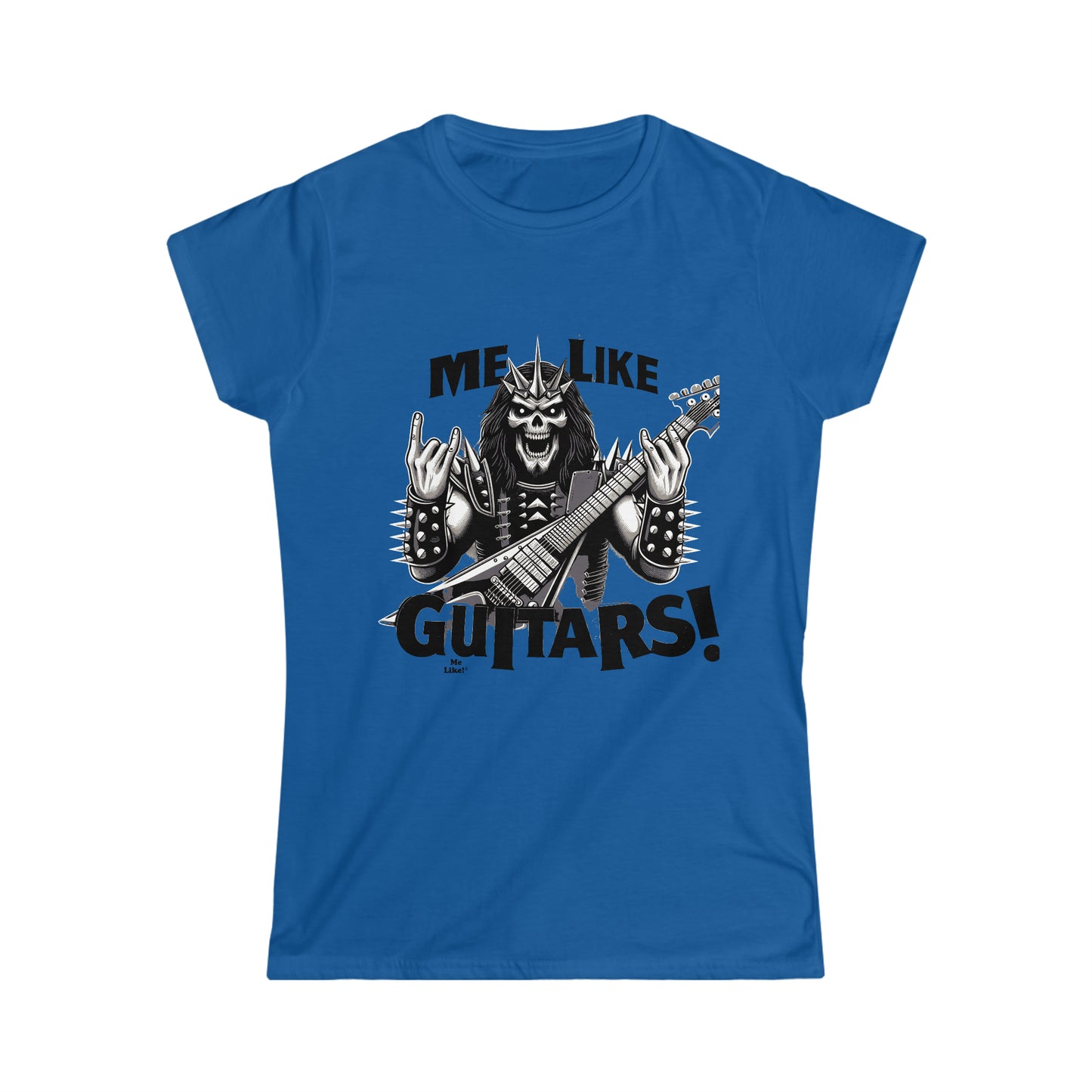Me Like Guitars! - Women's Softstyle Tee - Heavy Metal #1