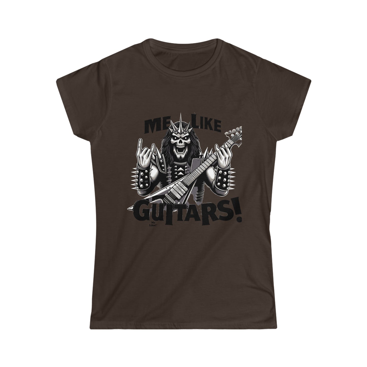 Me Like Guitars! - Women's Softstyle Tee - Heavy Metal #1