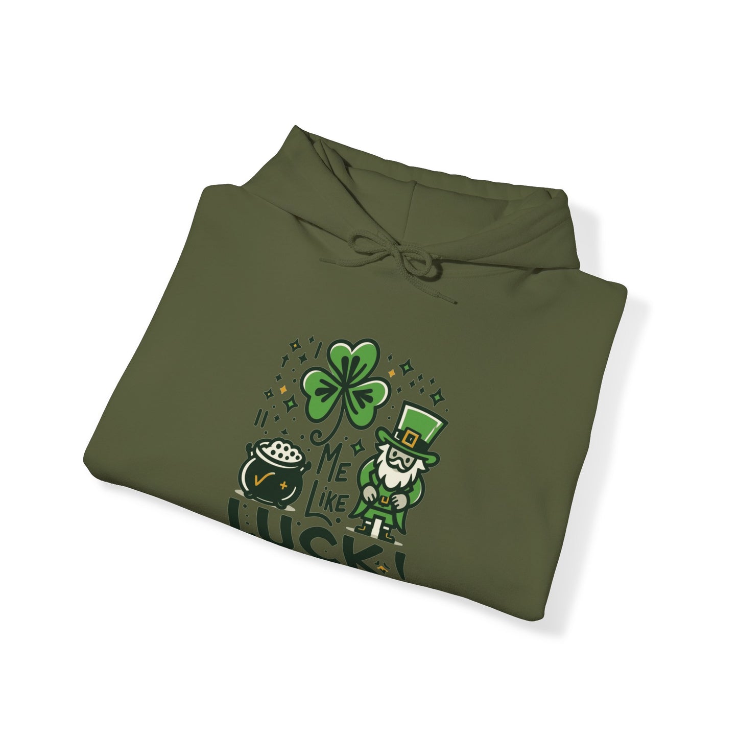 Me Like Luck! - Unisex Heavy Blend™ Hooded Sweatshirt - (St. Patrick's Day #4)