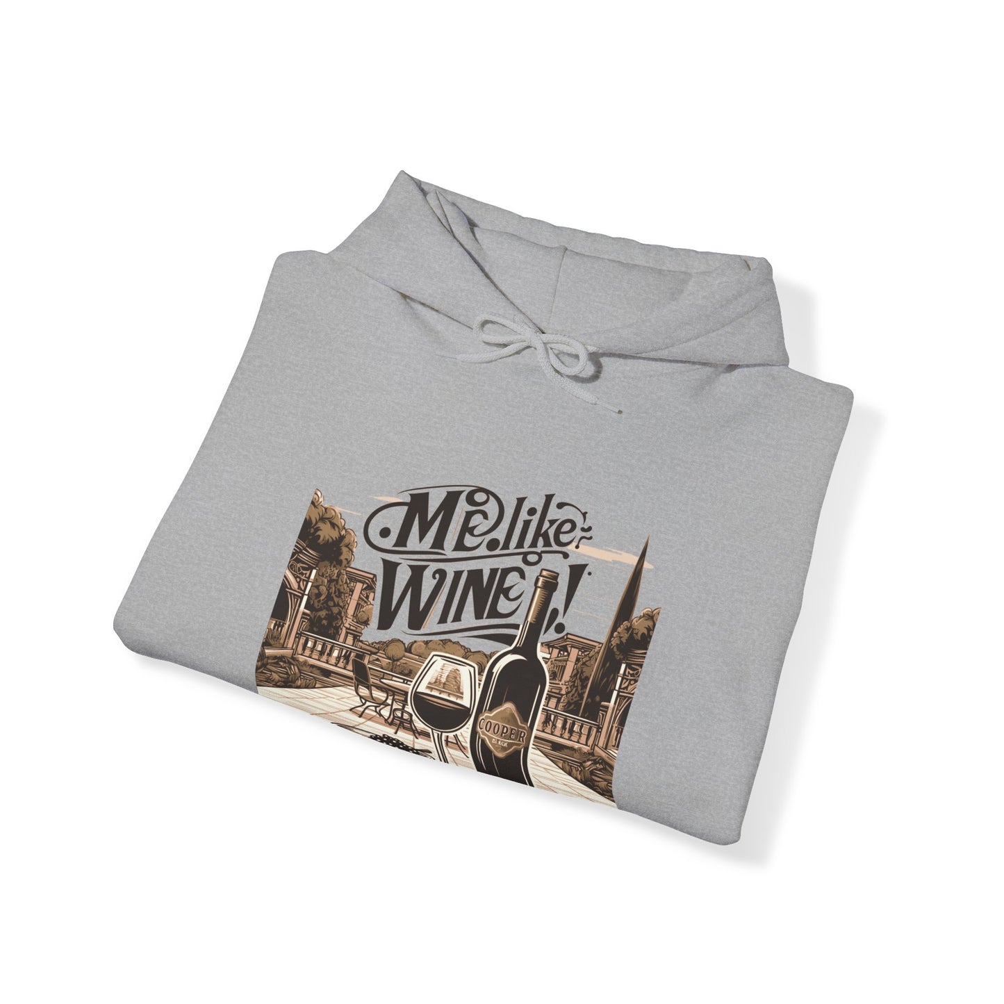 Unisex Heavy Blend™ Hooded Sweatshirt - Me Like Wine! (#4)
