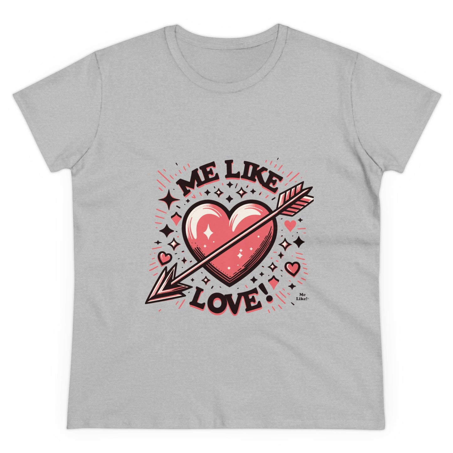 Me Like Love! - Women's Heavy Cotton Tee - (Love #2)