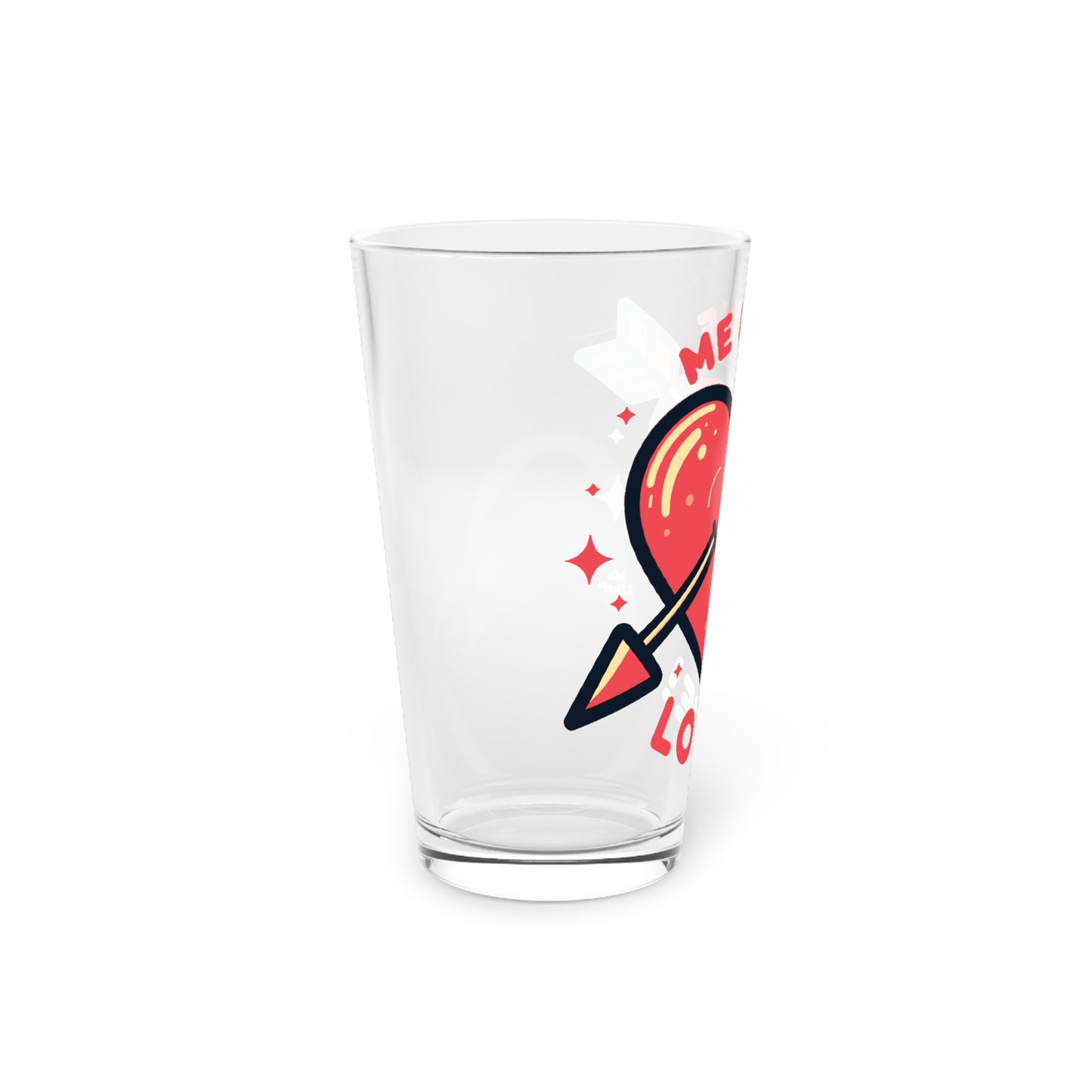 Me Like Love! - Pint Glass, 16oz - (Love #1)