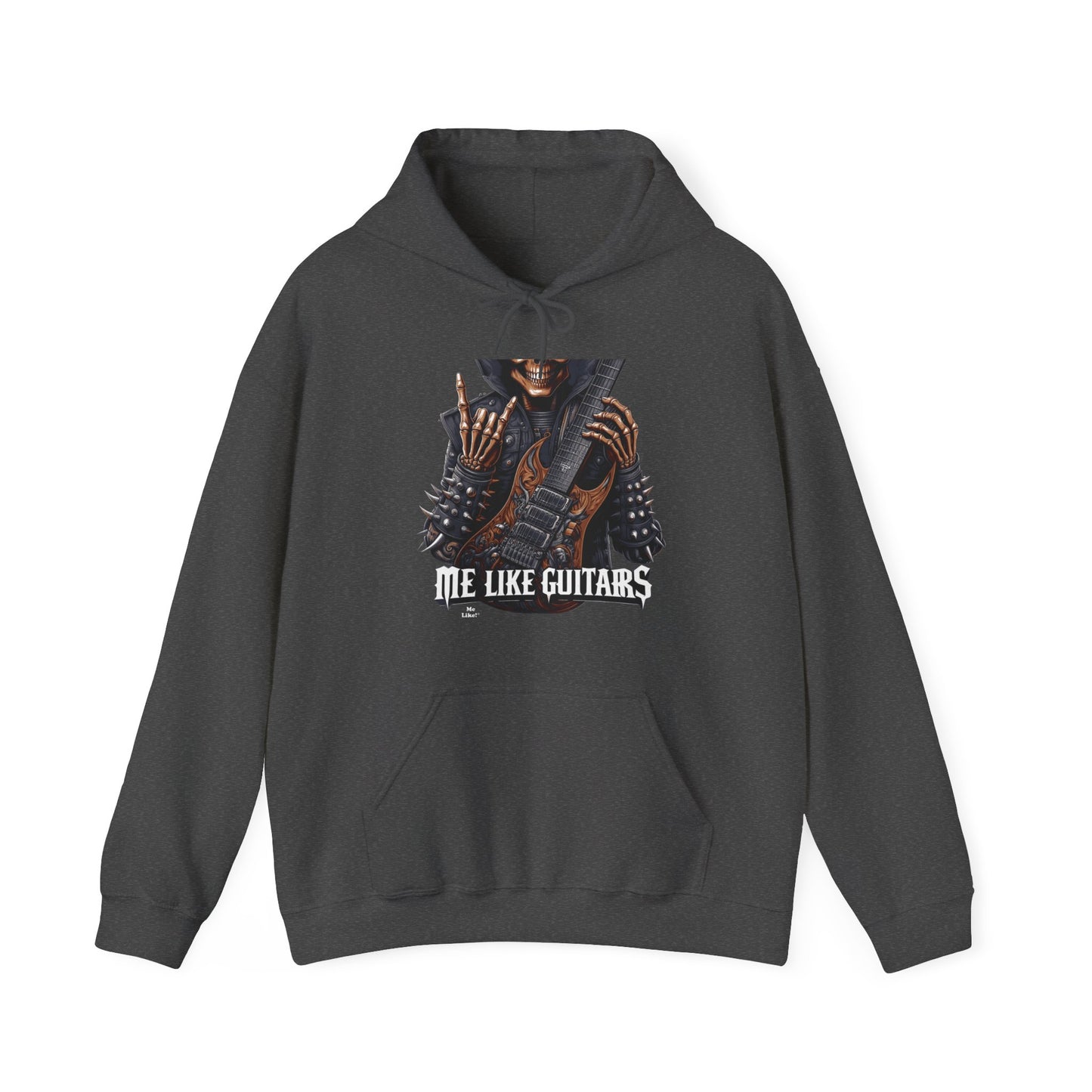 Me Like Guitars! - Unisex Hooded Sweatshirt - Heavy Metal #2