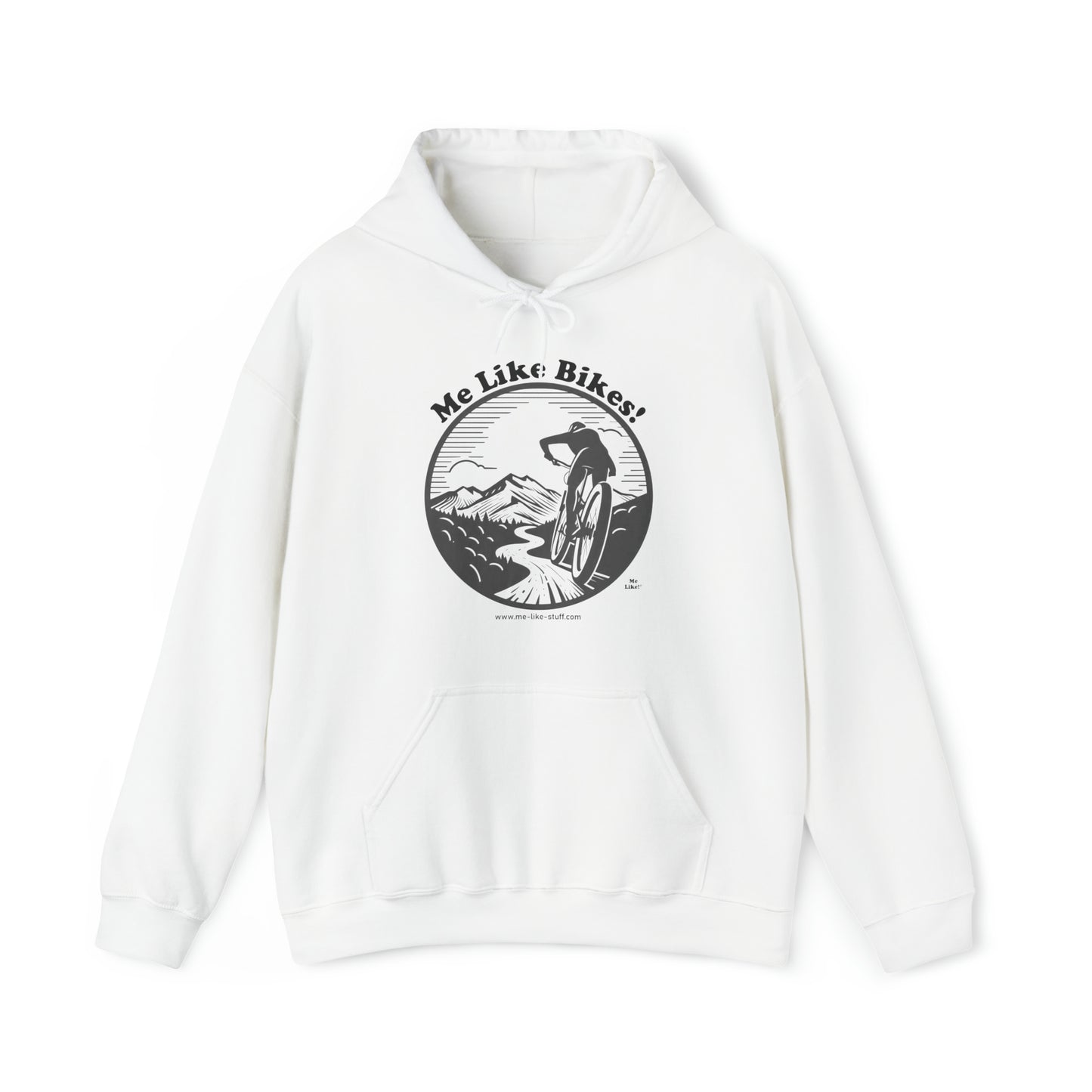 Unisex Heavy Blend™ Hooded Sweatshirt - Me Like Bikes! (MB #1)