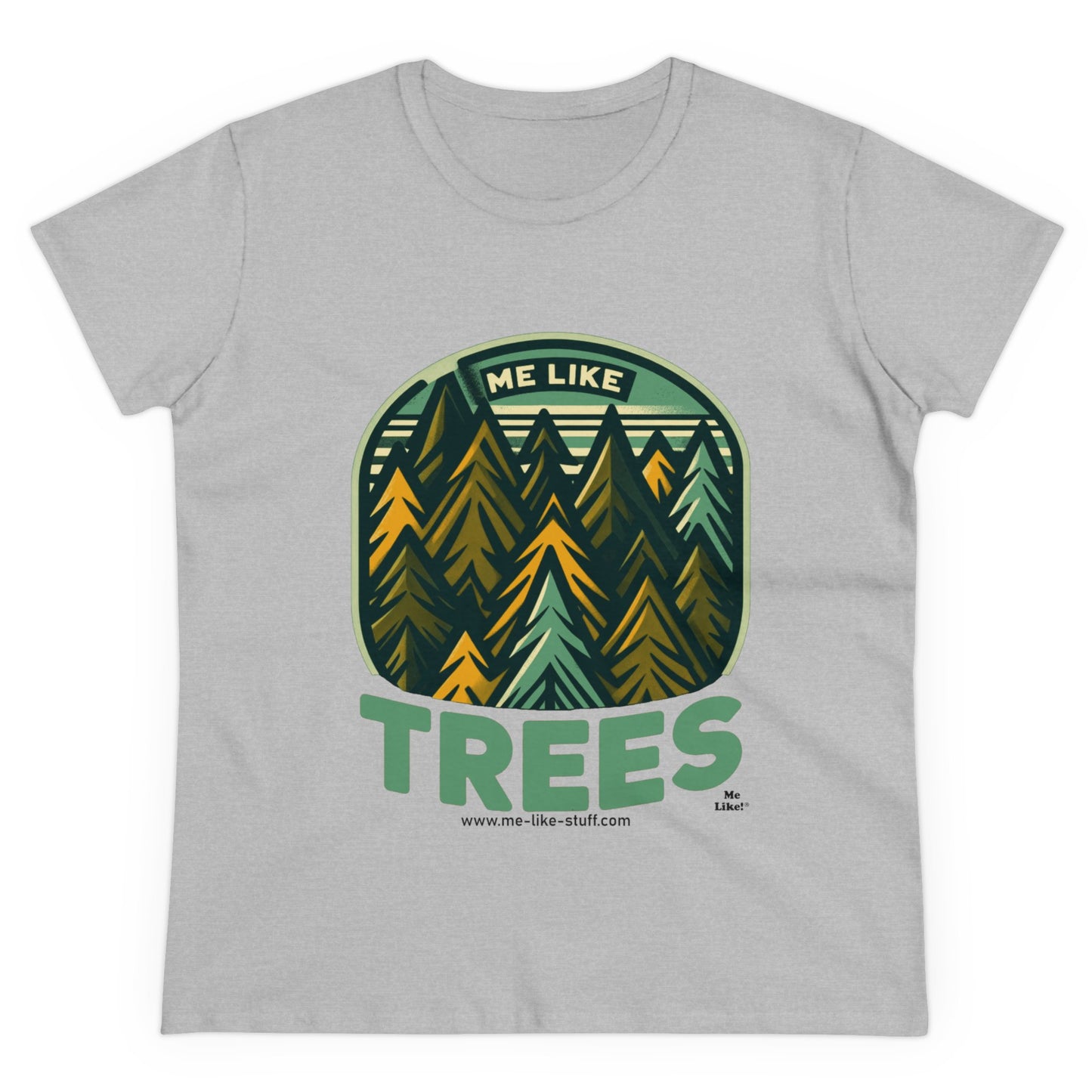 Women's Heavy Cotton Tee - Me Like Trees! (#4)
