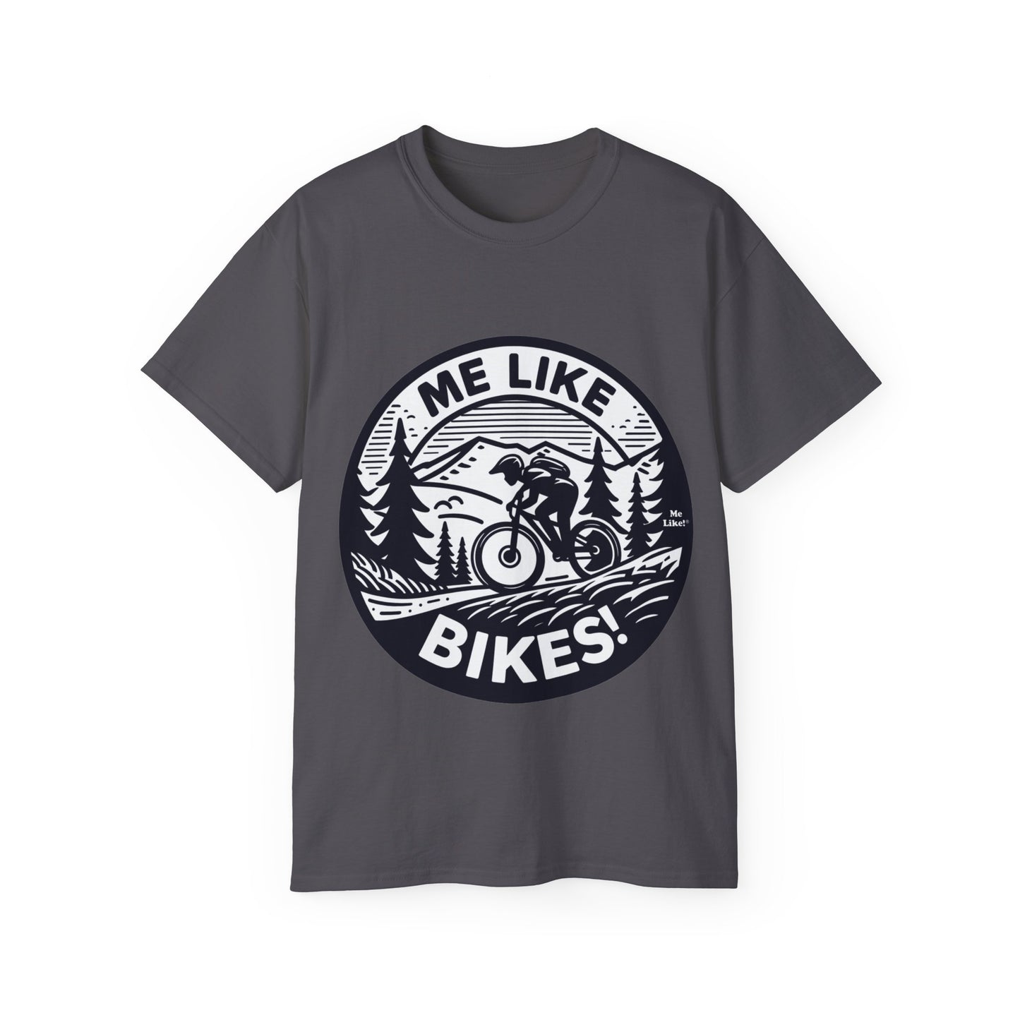 Me Like Bikes! - Unisex Ultra Cotton Tee - (Mountain Bike #4)