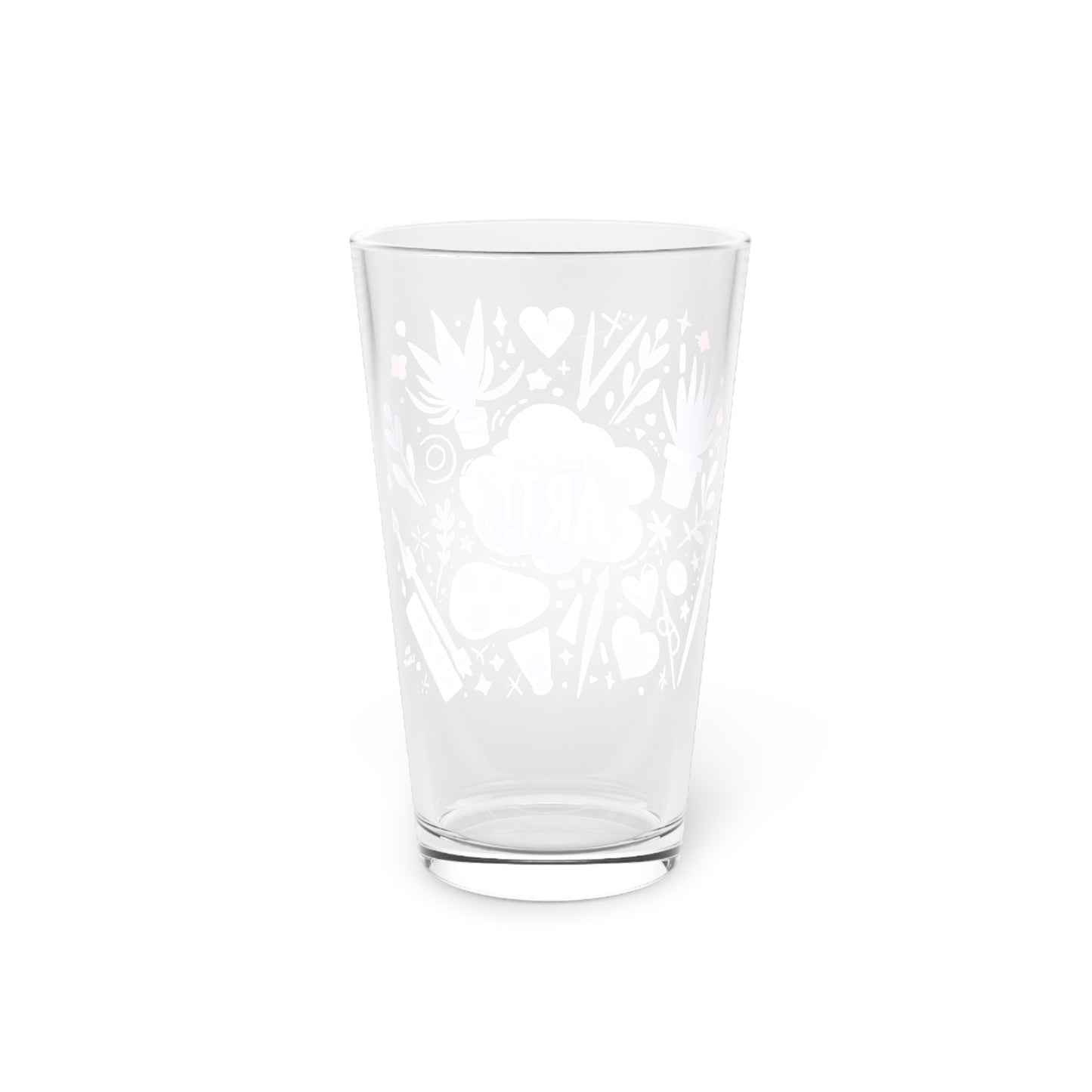 Me Like Art! - Pint Glass, 16oz - (Art #3)