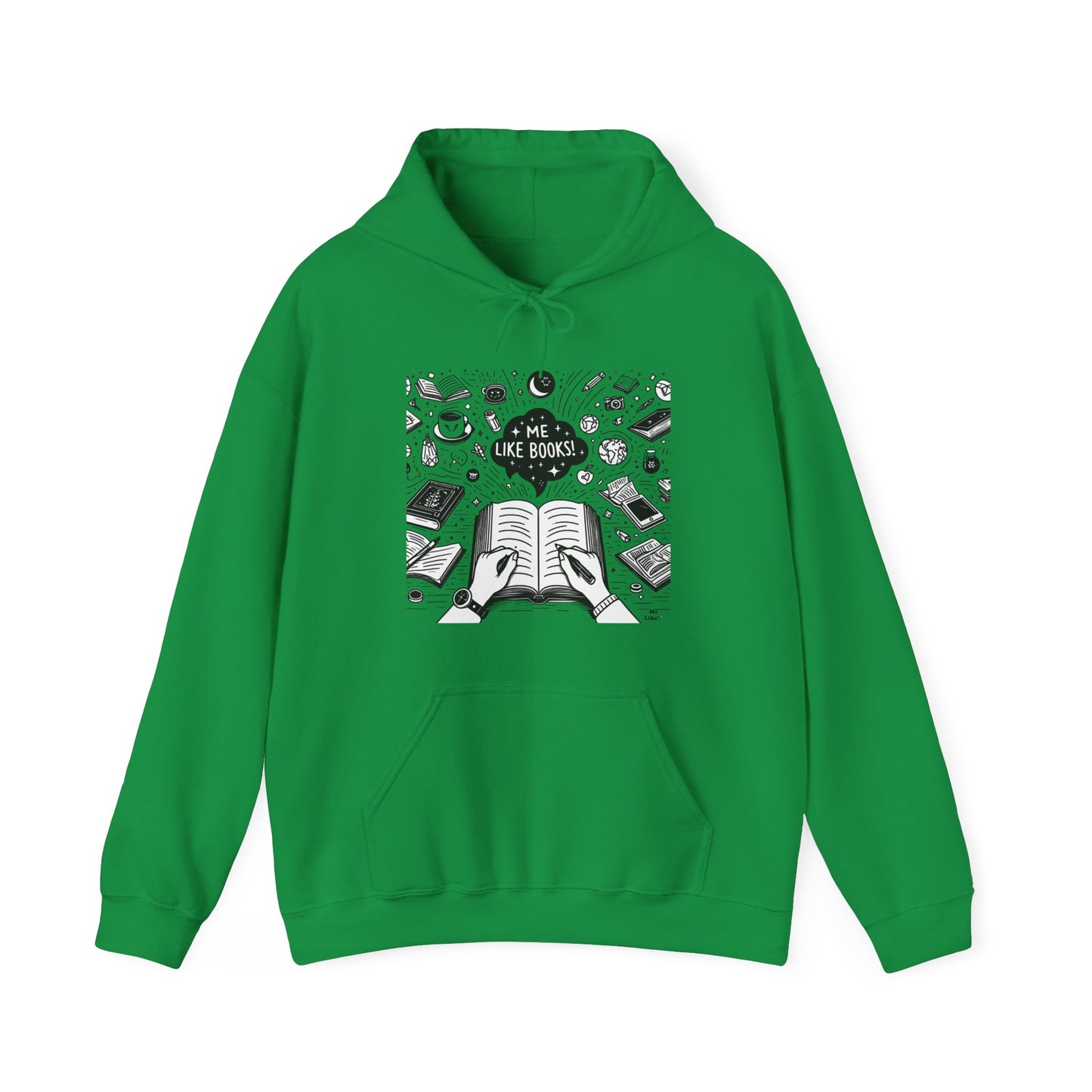 Me Like Books! - Unisex Heavy Blend™ Hooded Sweatshirt - (Books #3)