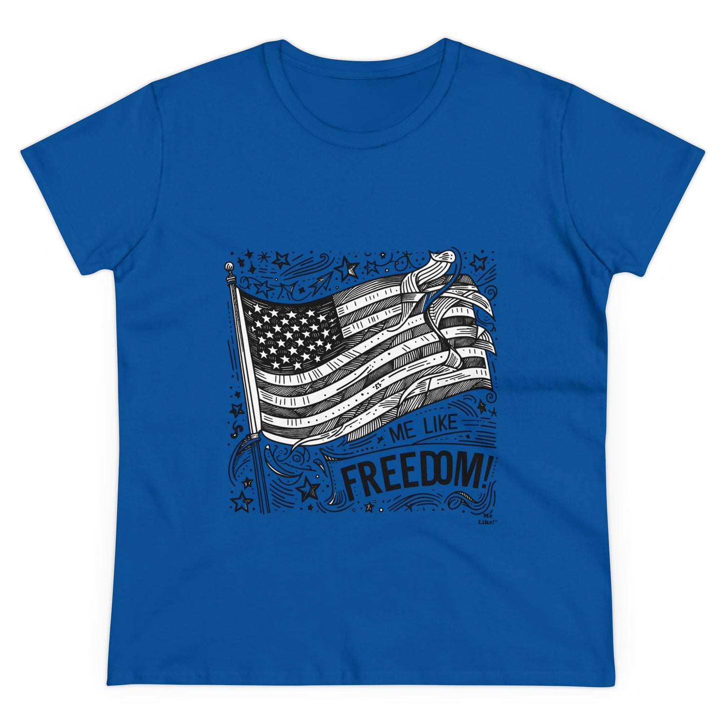 Me Like Freedom! - Women's Heavy Cotton Tee - (Freedom #1)