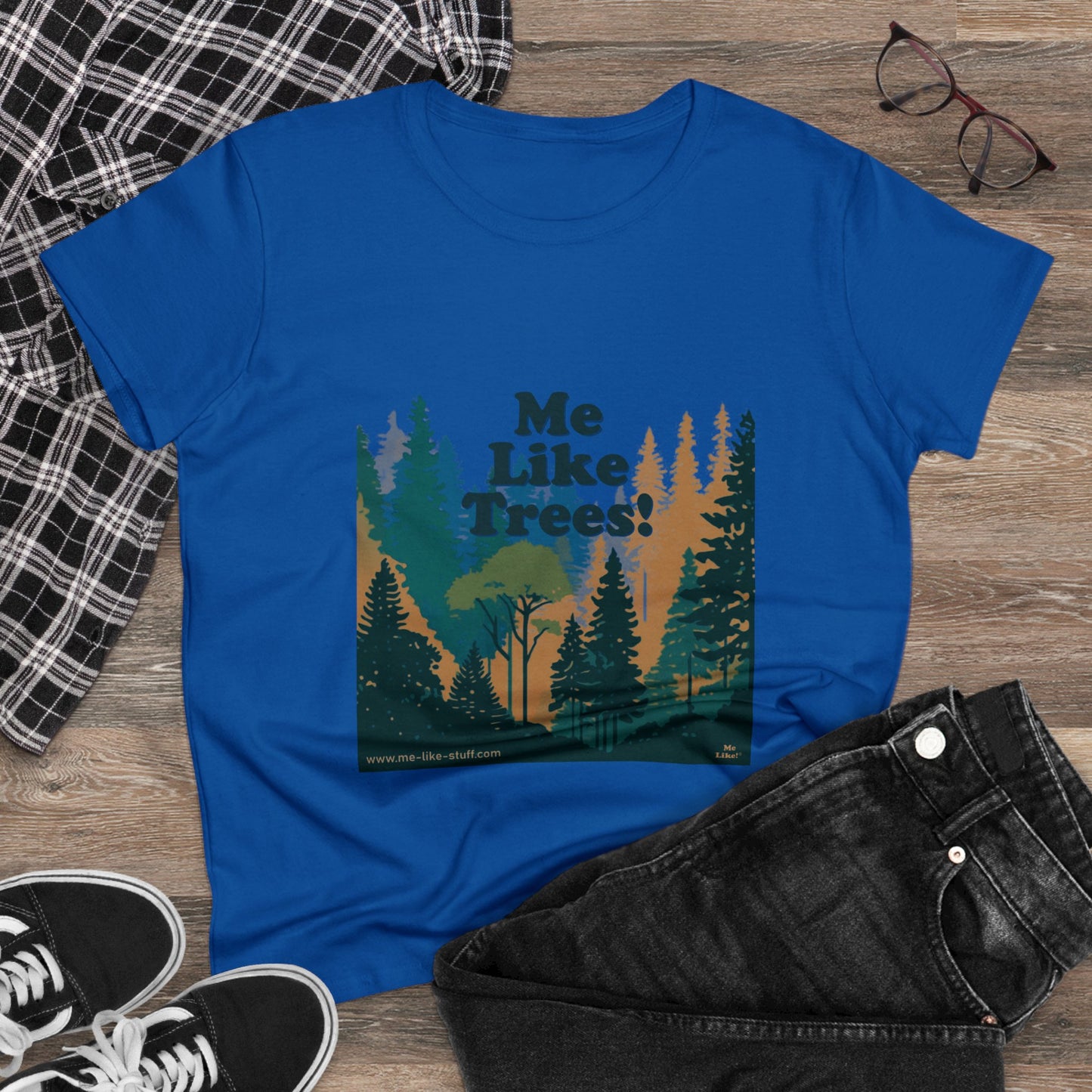 Women's Heavy Cotton Tee - Me Like Trees! (#3)