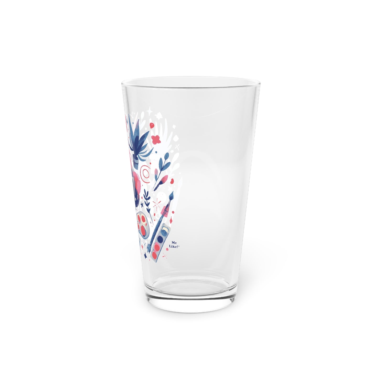 Me Like Art! - Pint Glass, 16oz - (Art #3)