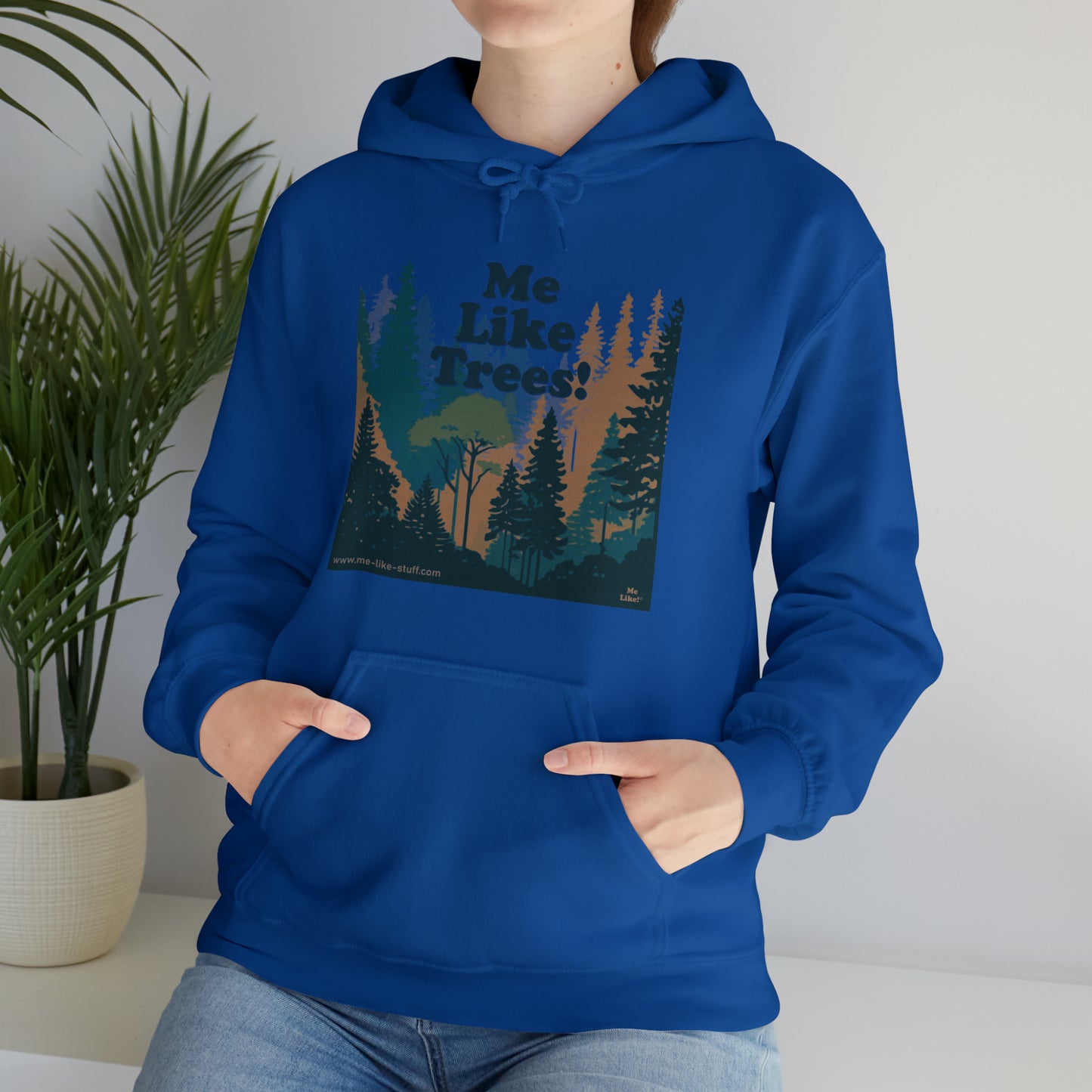 Unisex Heavy Blend™ Hooded Sweatshirt - Me Like Trees! (#3)