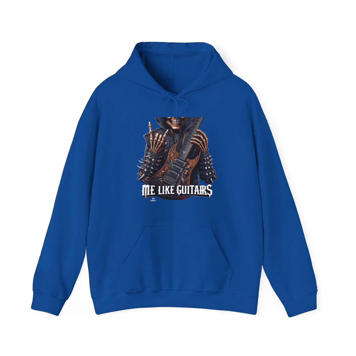 Me Like Guitars! - Unisex Hooded Sweatshirt - Heavy Metal #2