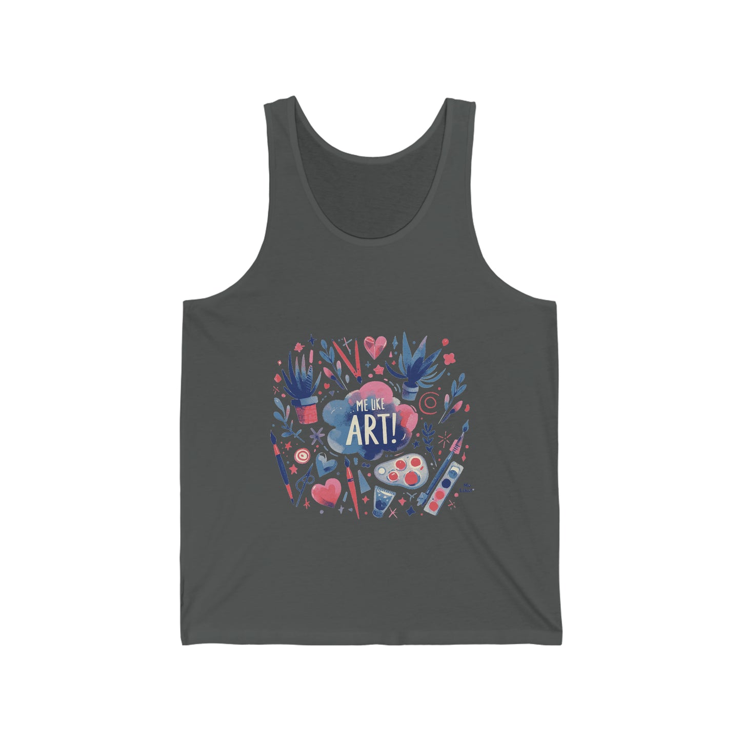 Me Like Art! - Unisex Jersey Tank - (Art #3)