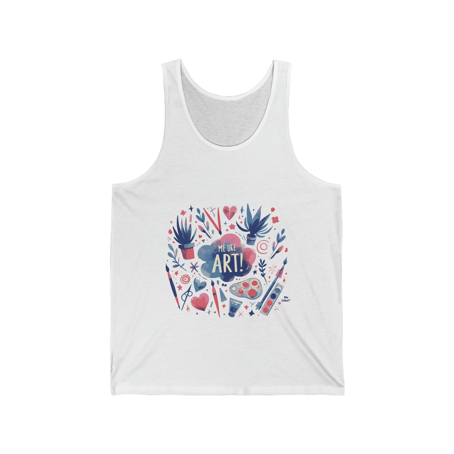 Me Like Art! - Unisex Jersey Tank - (Art #3)
