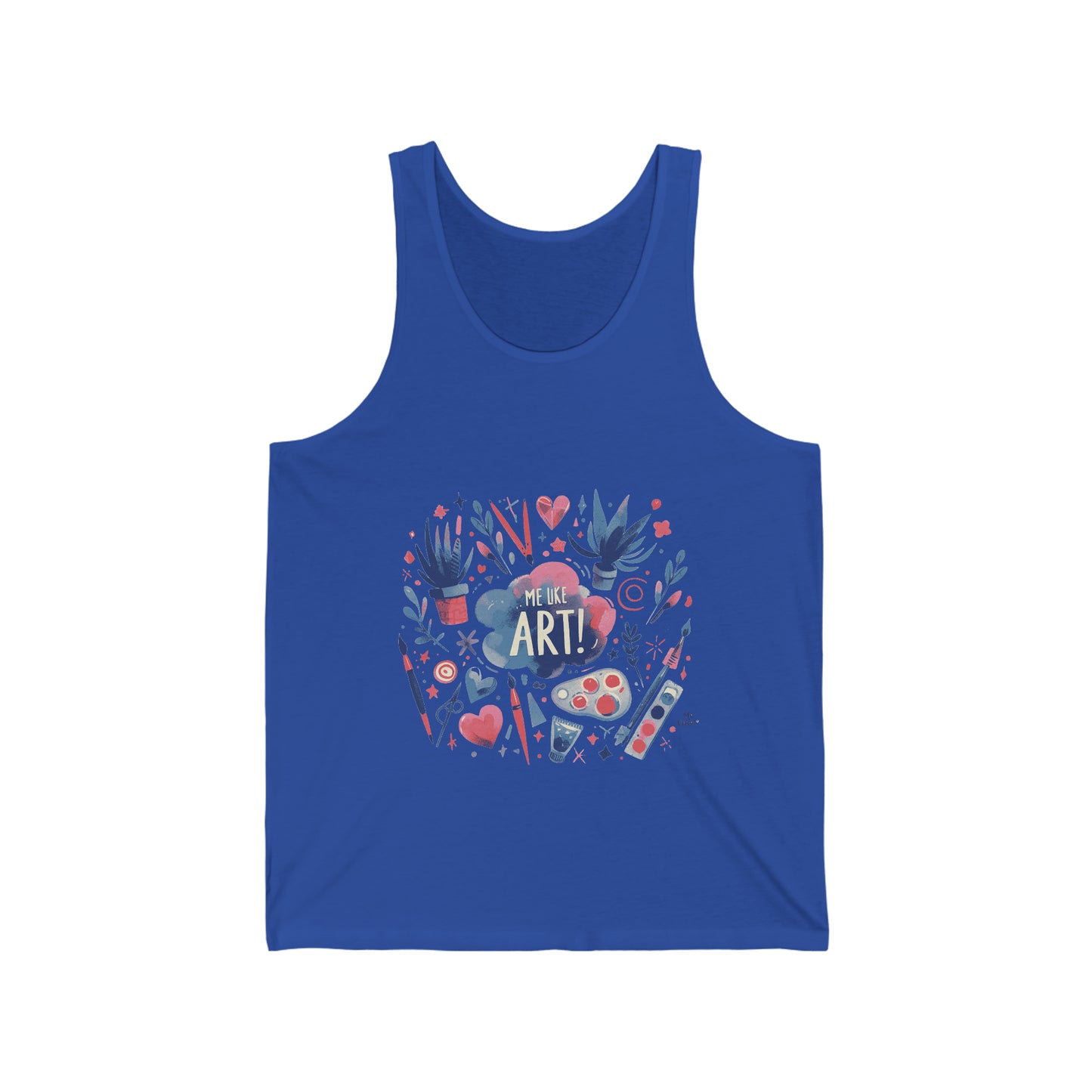 Me Like Art! - Unisex Jersey Tank - (Art #3)