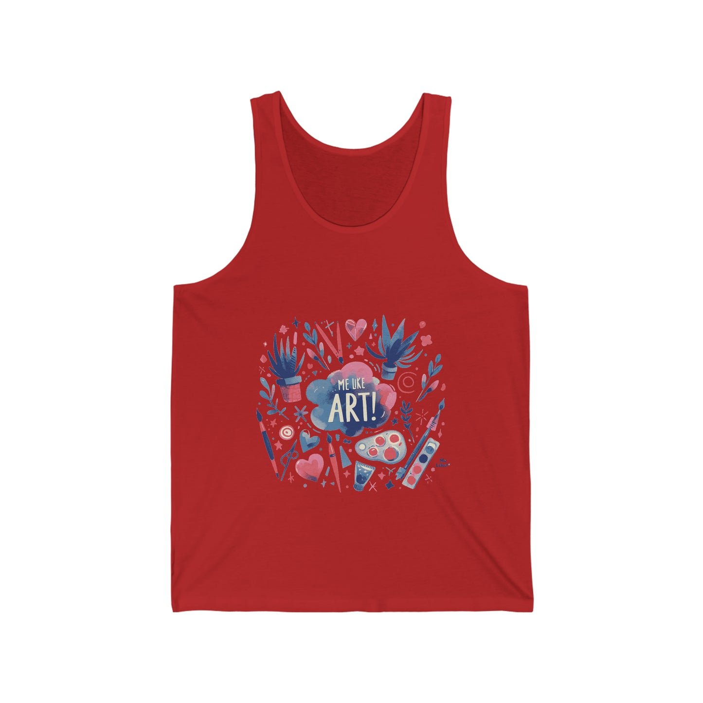 Me Like Art! - Unisex Jersey Tank - (Art #3)
