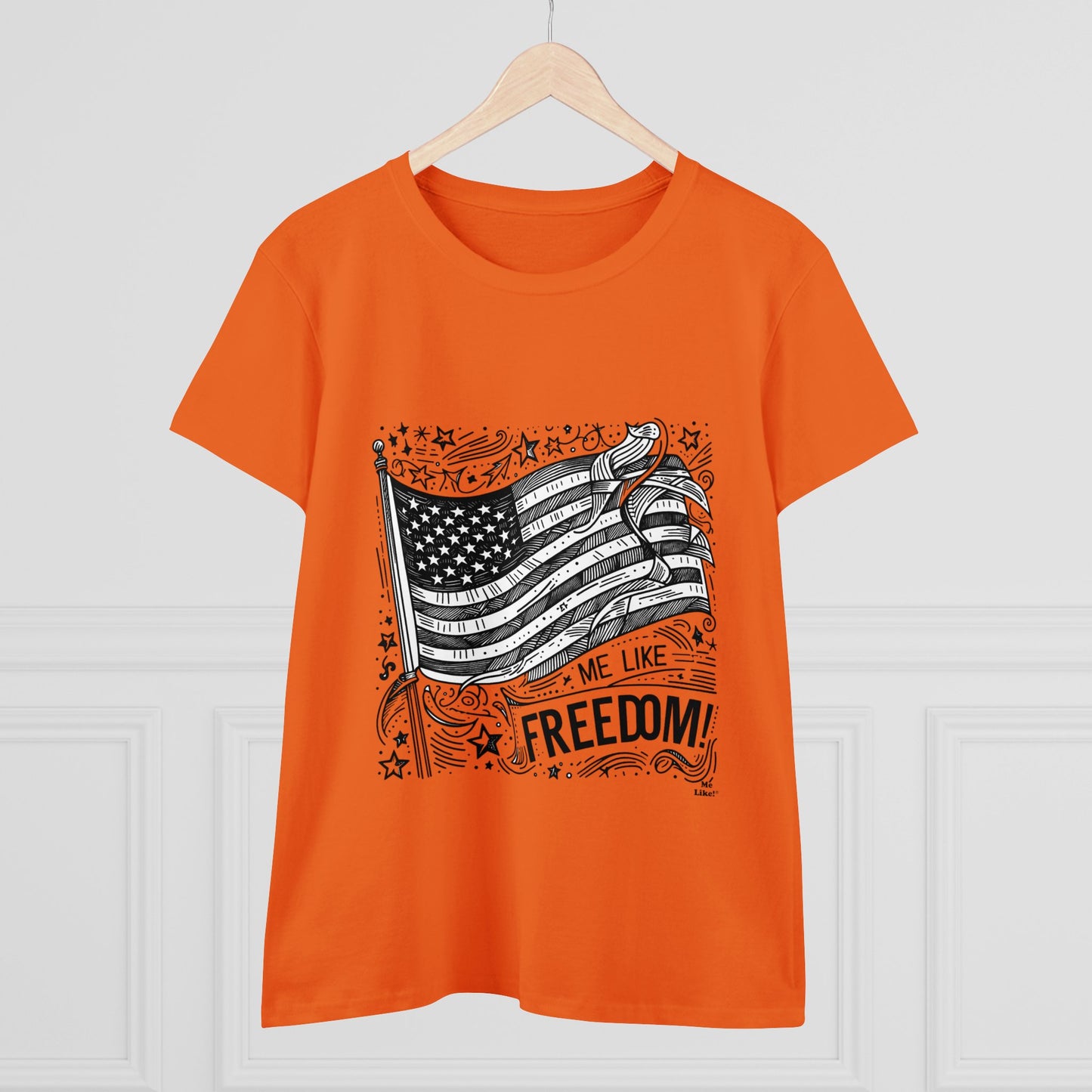 Me Like Freedom! - Women's Heavy Cotton Tee - (Freedom #1)