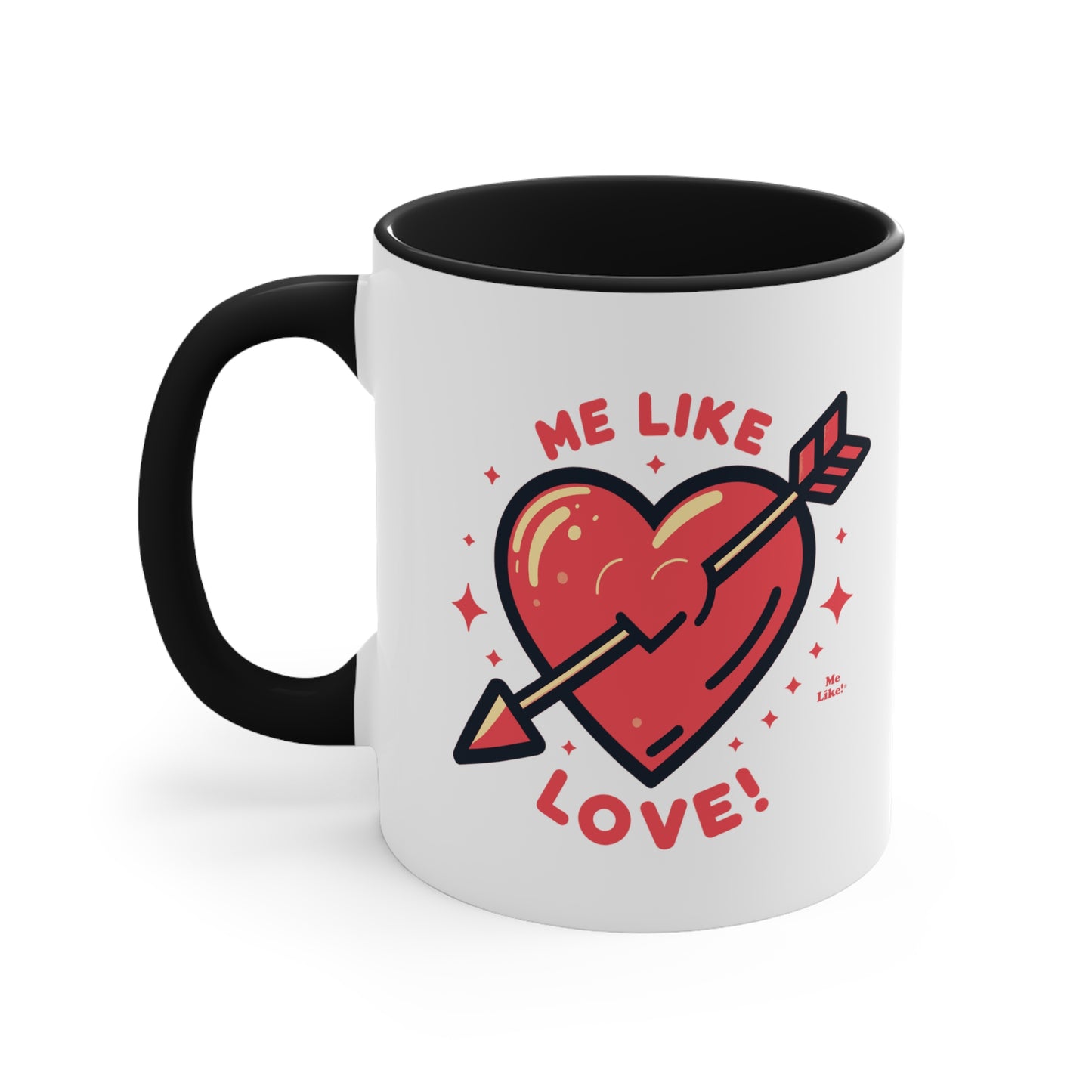 Me Like Love! - Accent Coffee Mug, 11oz - (Love #1)