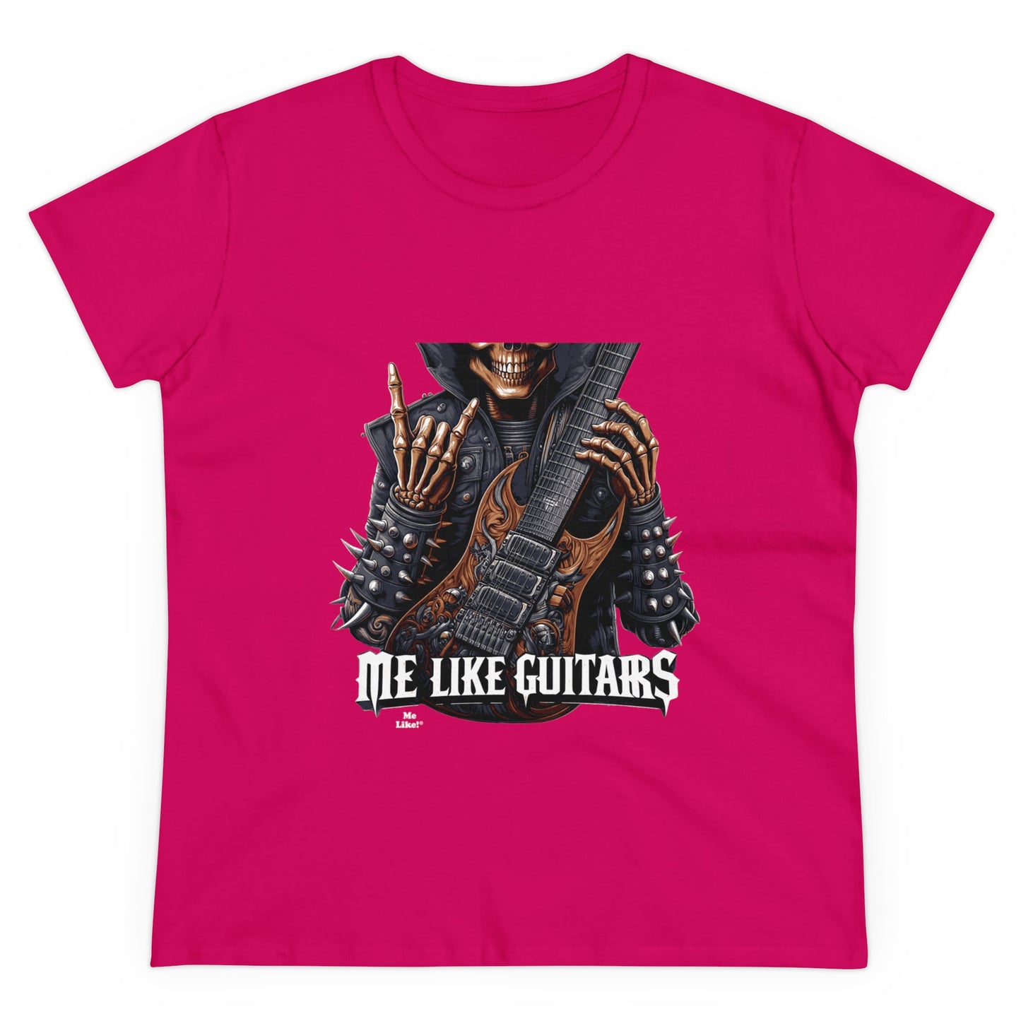 Me Like Guitars! - Women's Cotton Tee - Heavy Metal #2