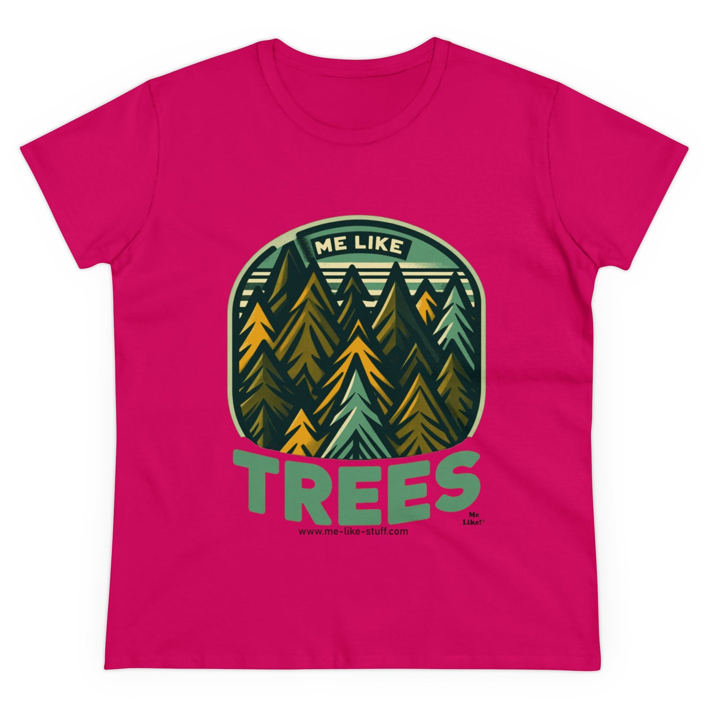 Women's Heavy Cotton Tee - Me Like Trees! (#4)