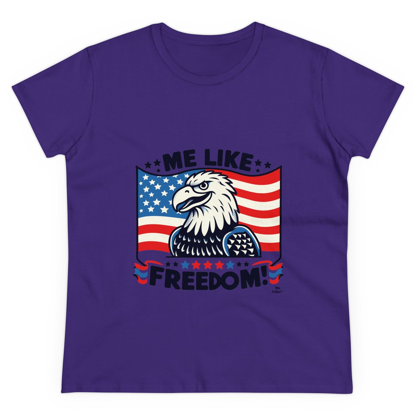 Me Like Freedom! - Women's Heavy Cotton Tee - (Freedom #4)