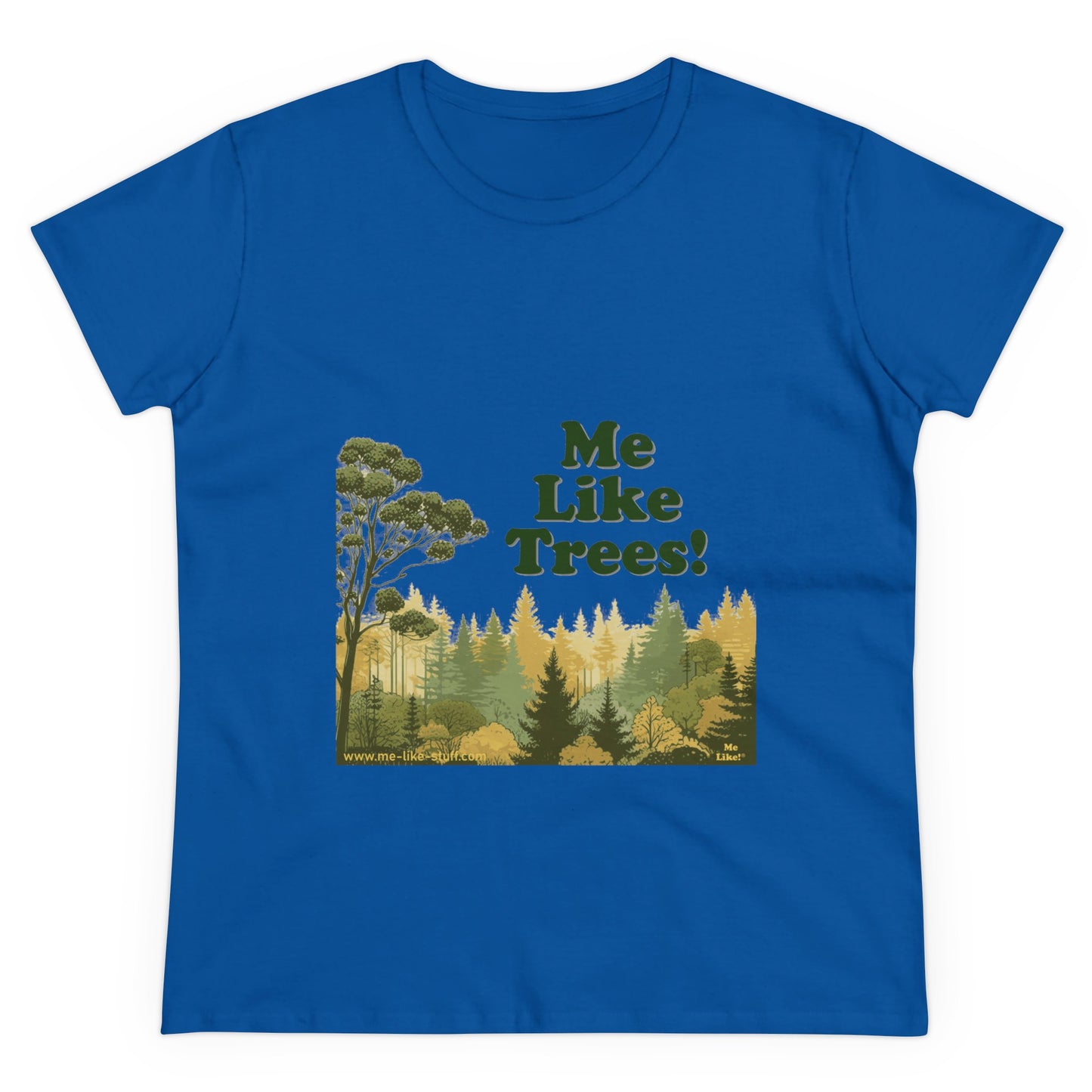 Women's Heavy Cotton Tee - Me Like Trees! (#1)