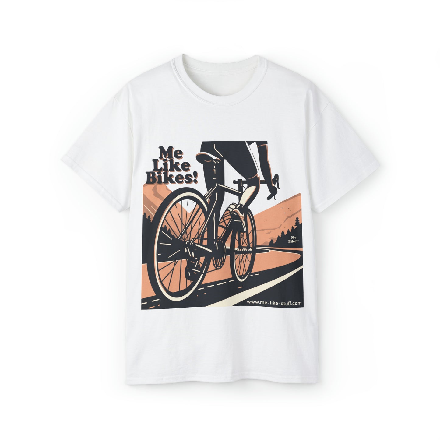 Unisex Ultra Cotton Tee - Me Like Bikes! (RB #1)