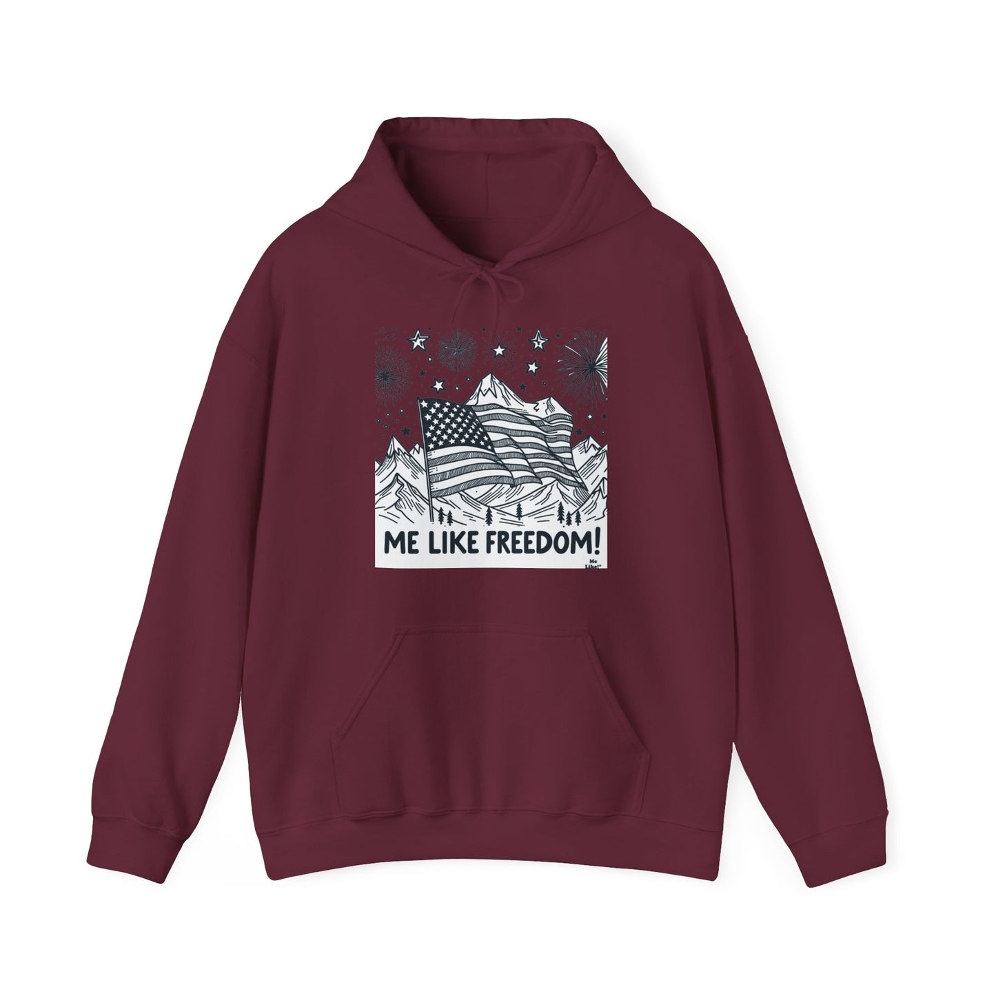 Me Like Freedom! - Unisex Heavy Blend™ Hooded Sweatshirt - (Freedom #5)