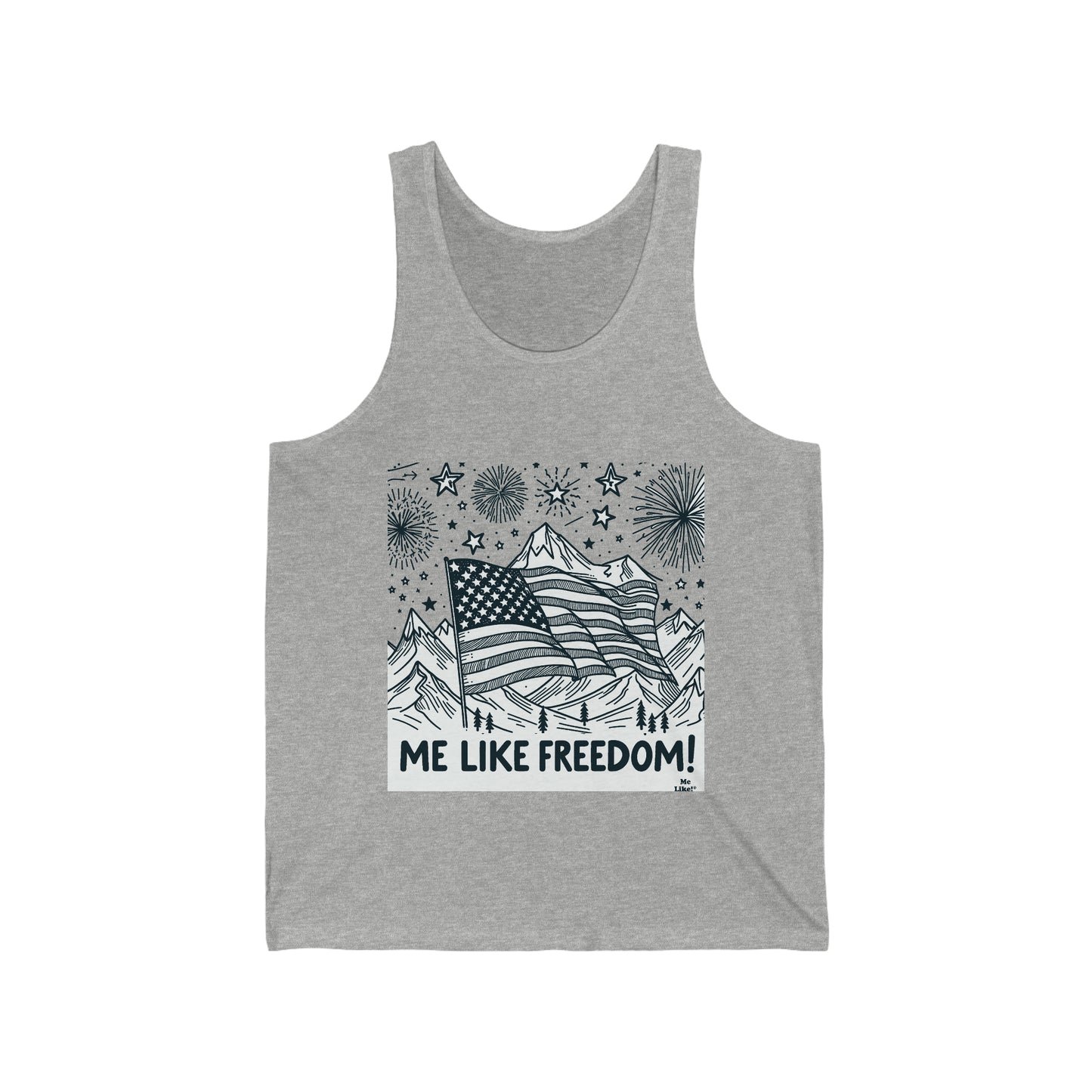 Me Like Freedom! - Unisex Jersey Tank - (Freedom #5)