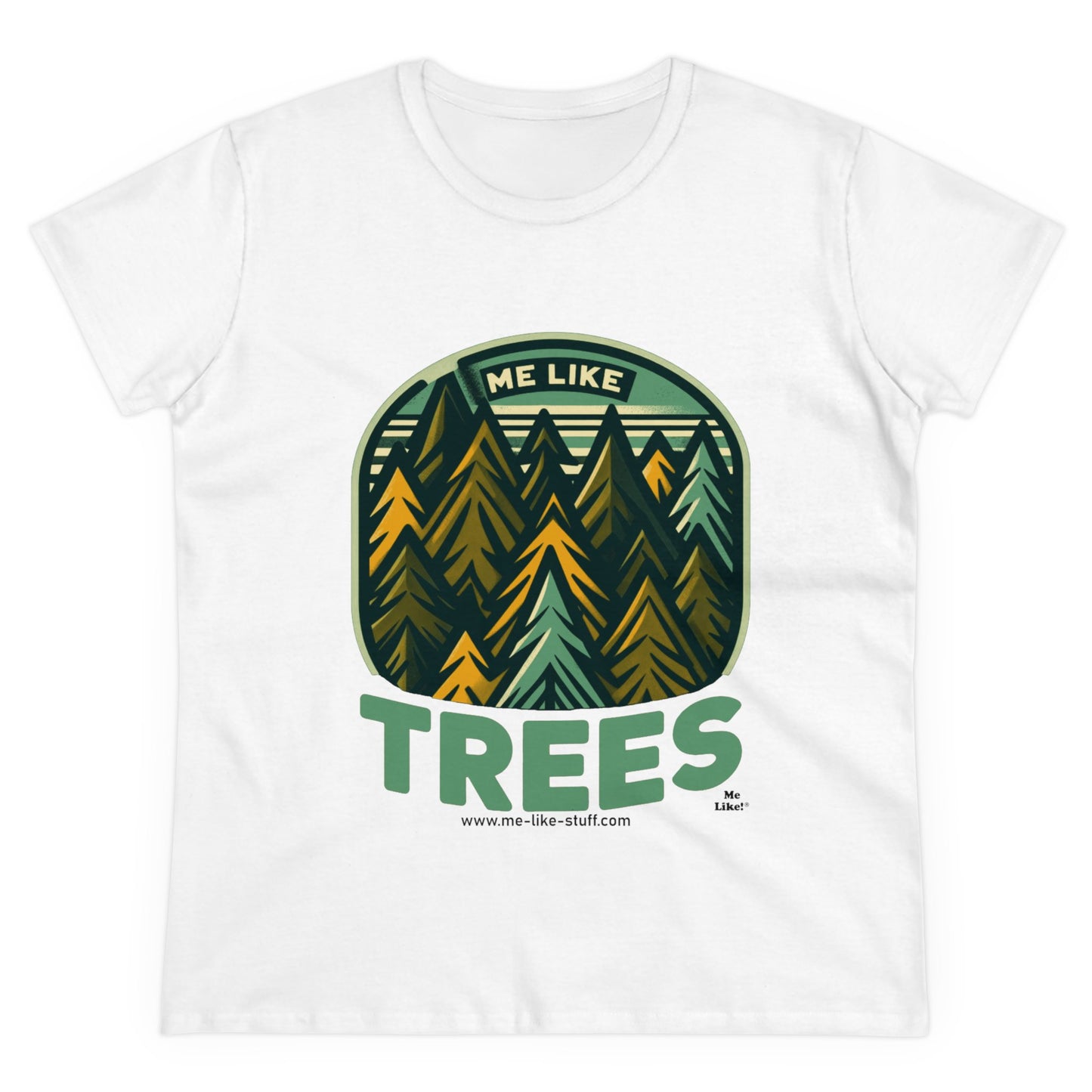 Women's Heavy Cotton Tee - Me Like Trees! (#4)