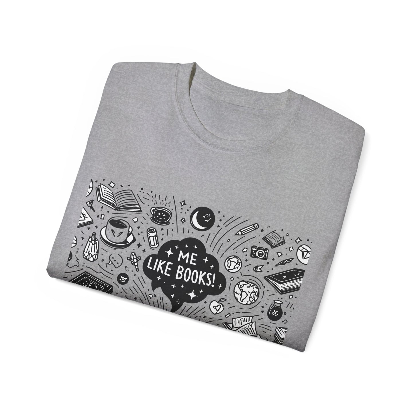 Me Like Books! - Unisex Ultra Cotton Tee - (Books #3)
