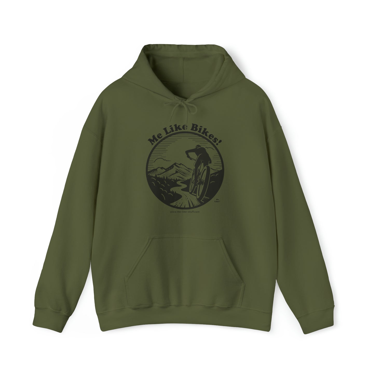 Unisex Heavy Blend™ Hooded Sweatshirt - Me Like Bikes! (MB #1)