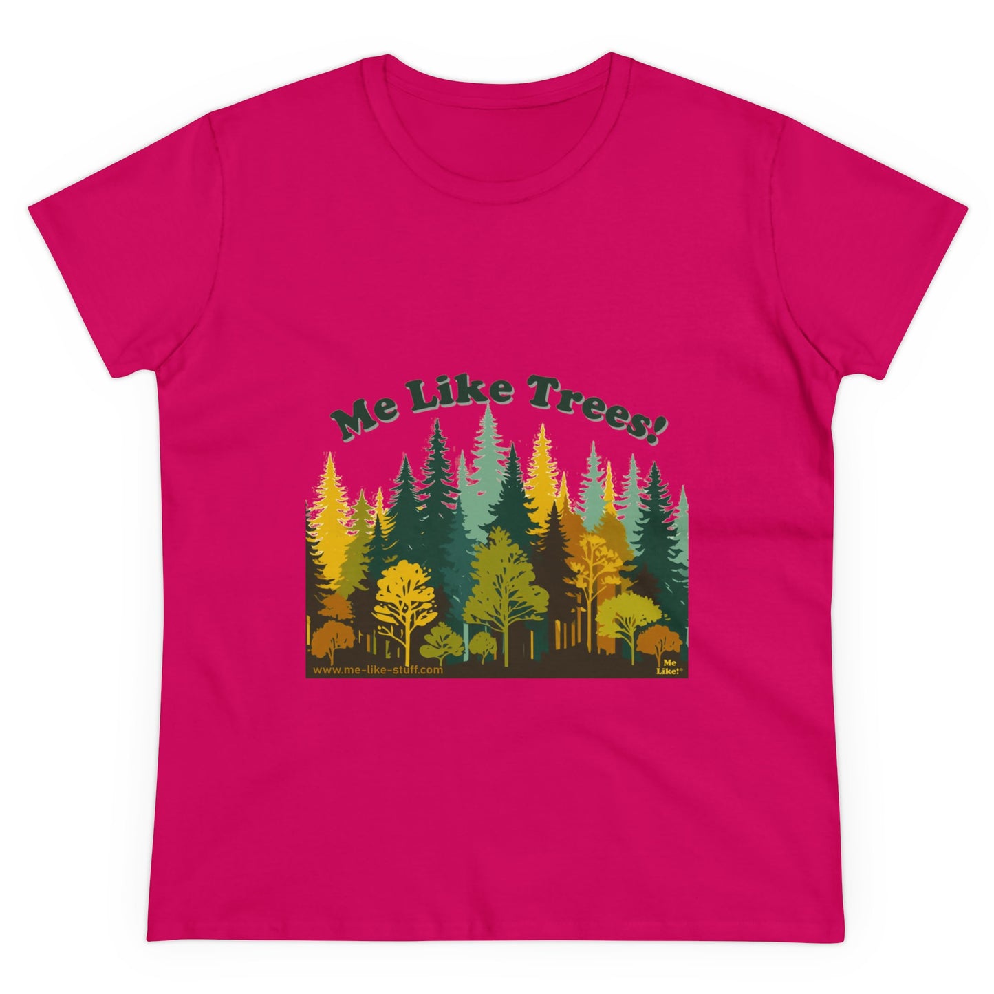 Women's Heavy Cotton Tee - Me Like Trees! (#2)