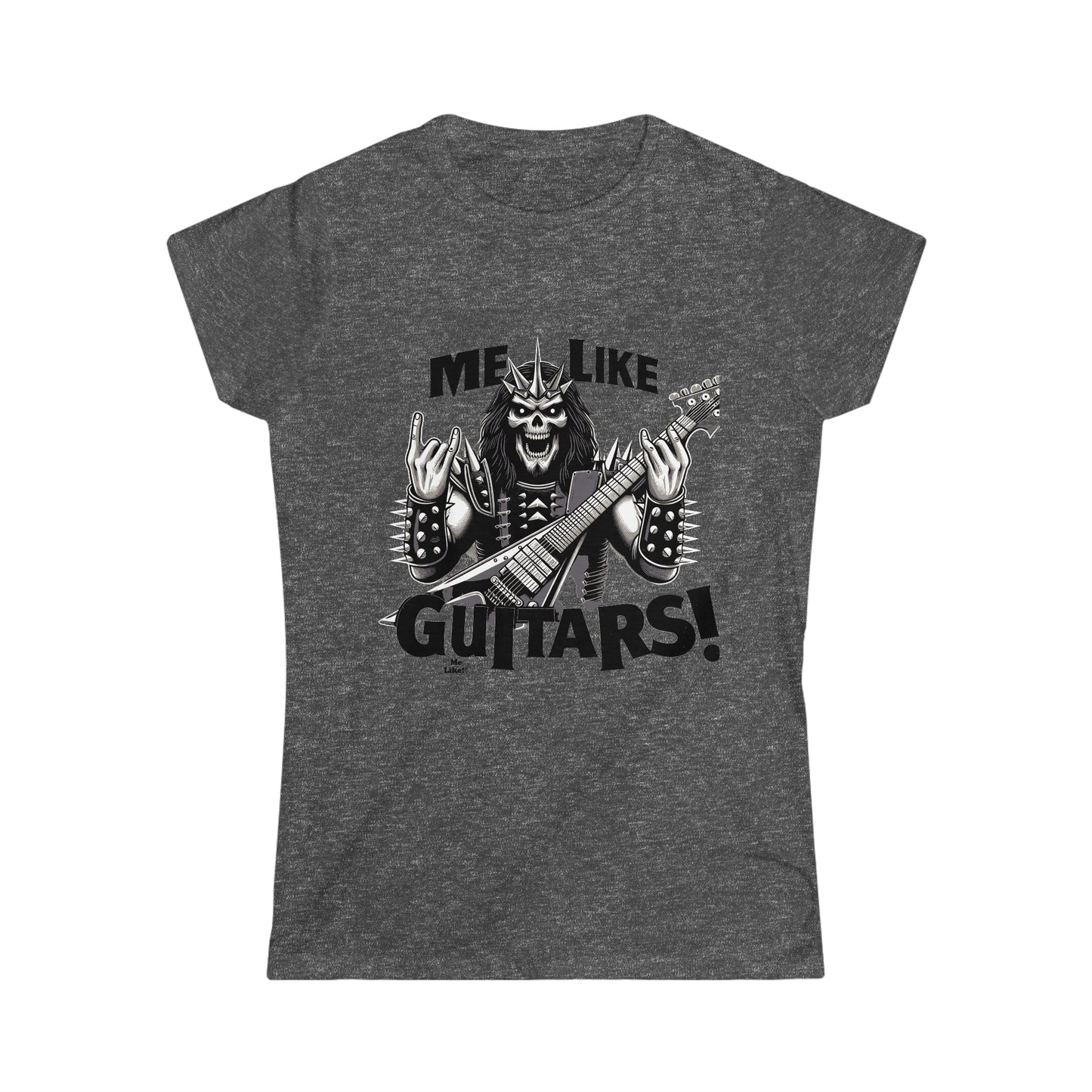 Me Like Guitars! - Women's Softstyle Tee - Heavy Metal #1